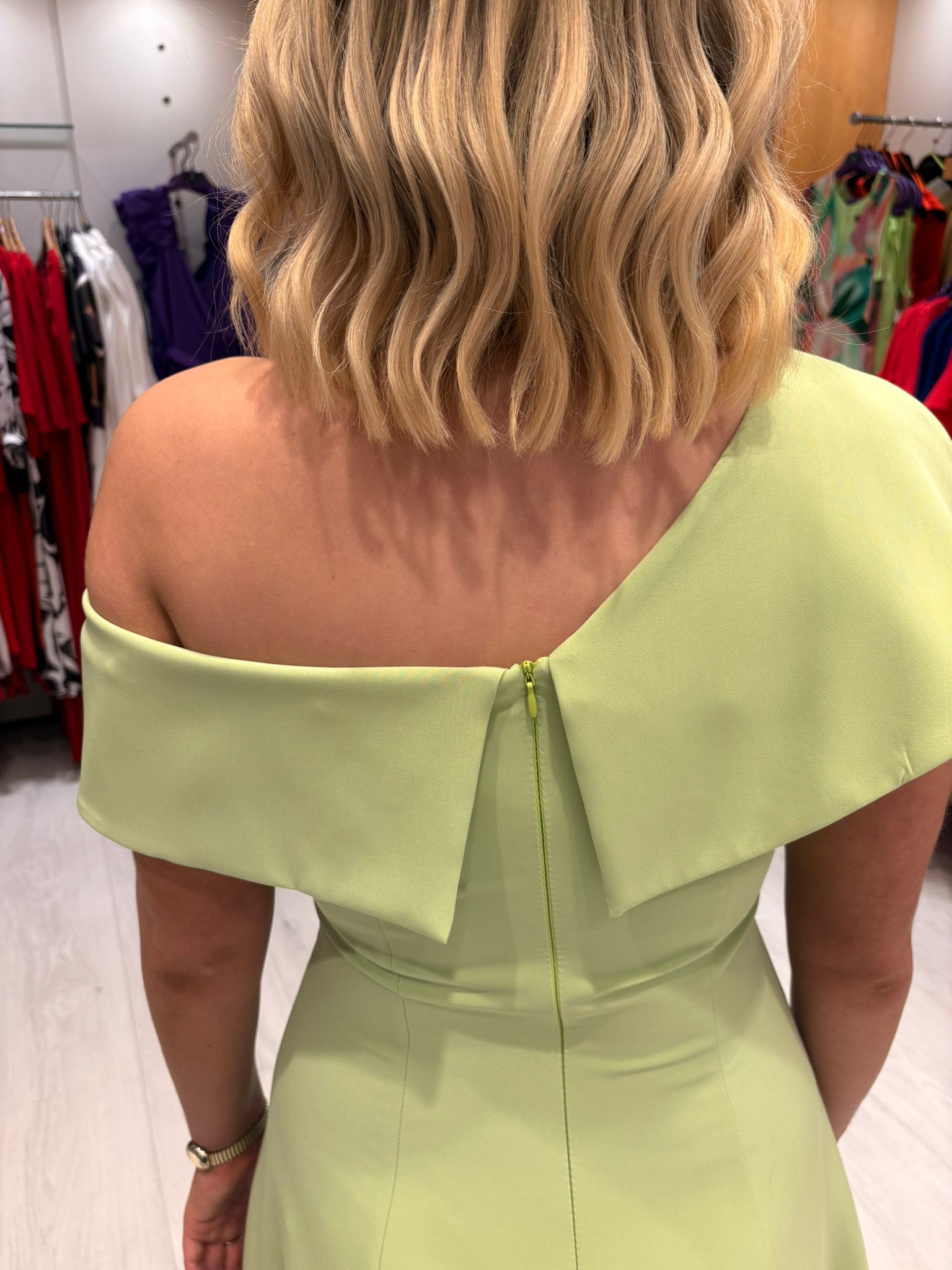 Casting Pistachio Swing Dress