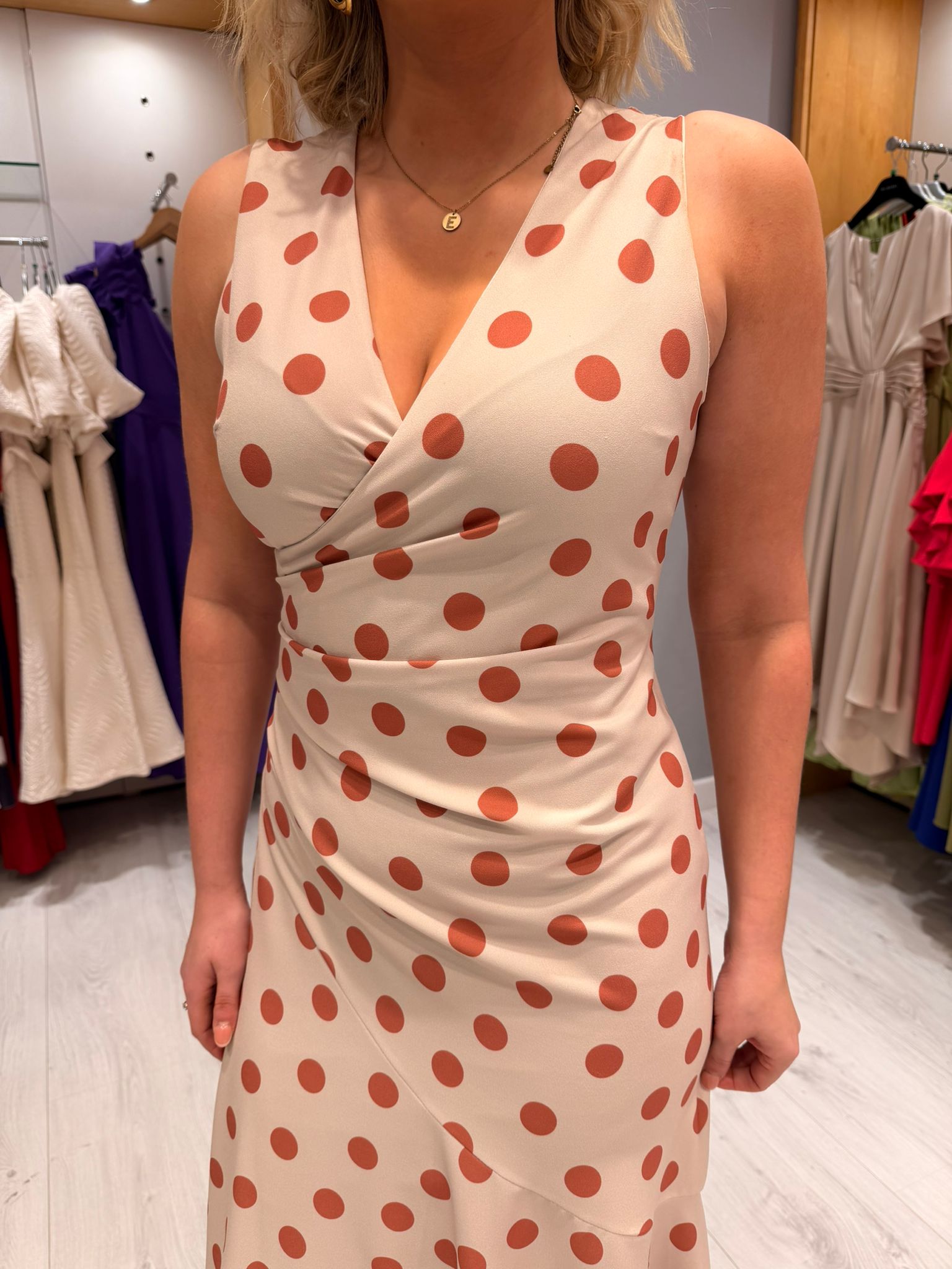 Casting Pokla Dot Dress