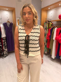 Smashed Lemon Knit Tie Top