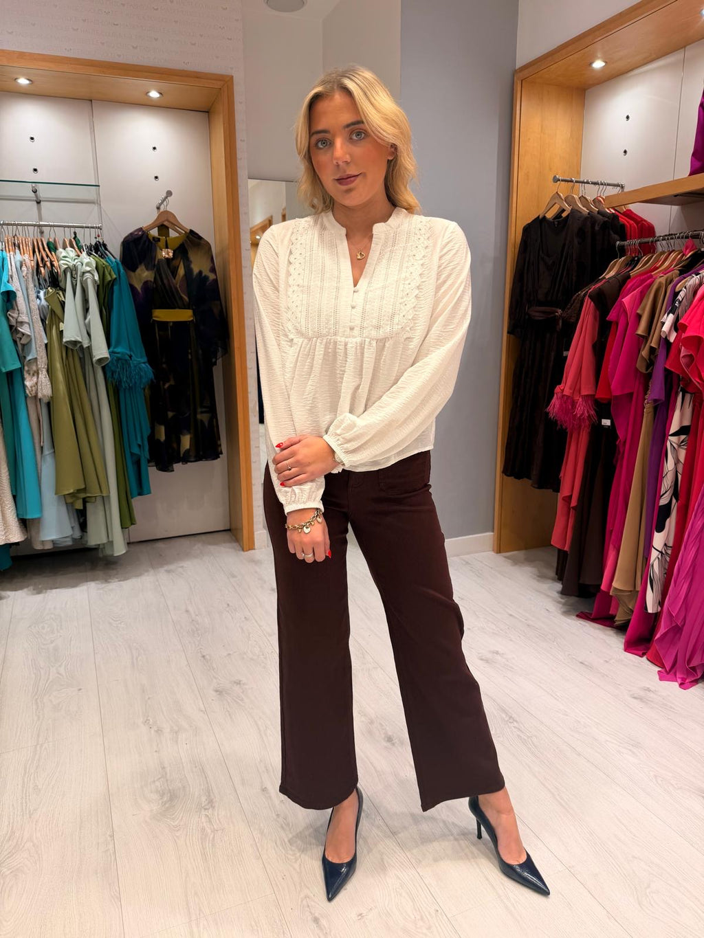 Kaffe Burgundy Jean