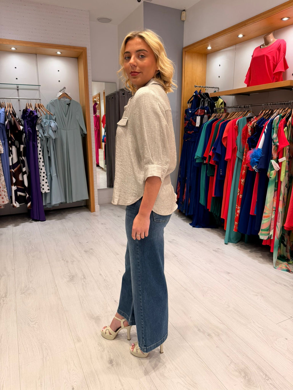 Co'Couture Silver Top