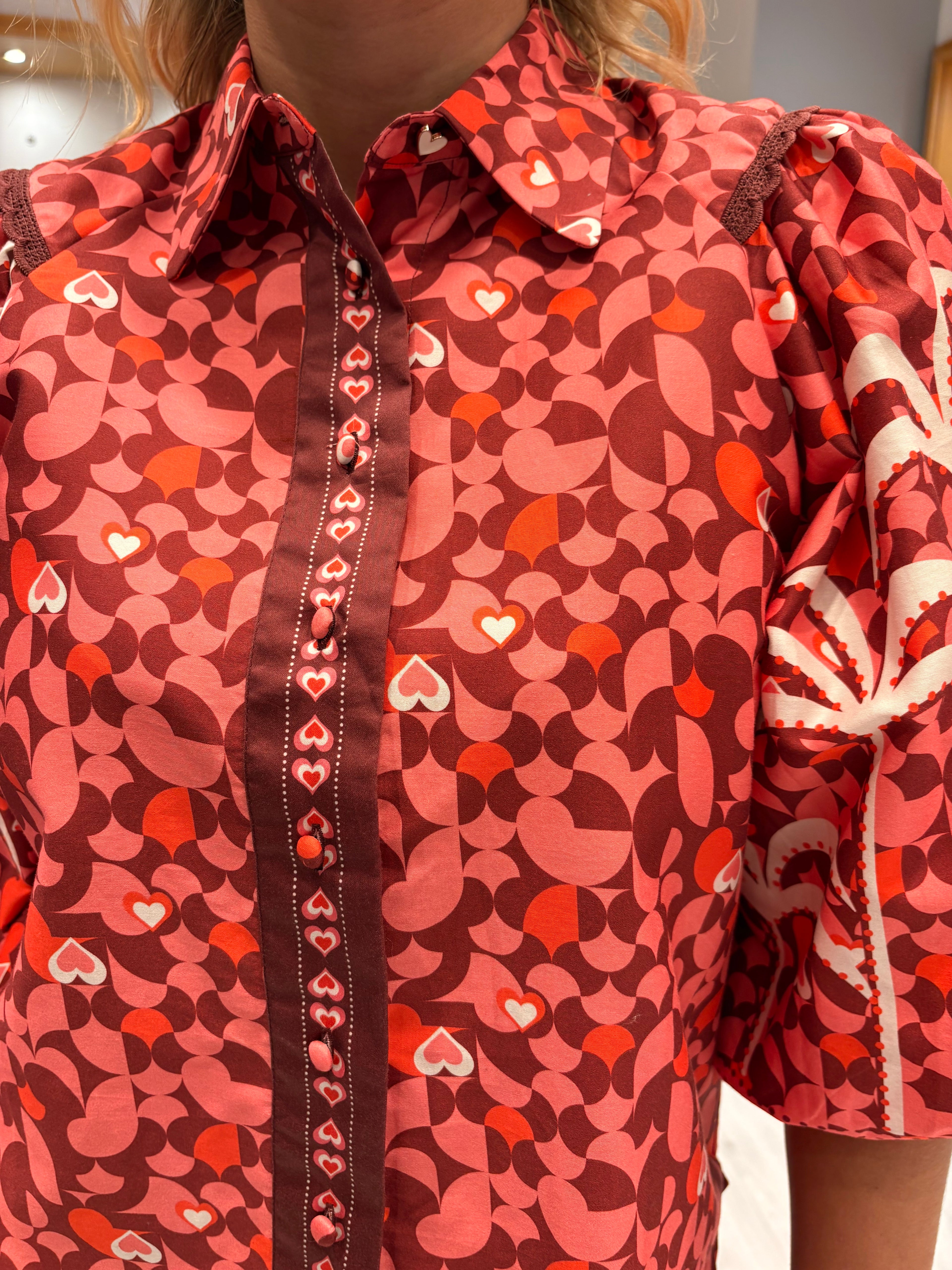 Emily Lovelock Cranberry Heart Shirt