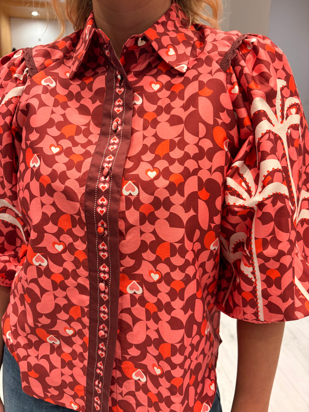 Emily Lovelock Cranberry Heart Shirt