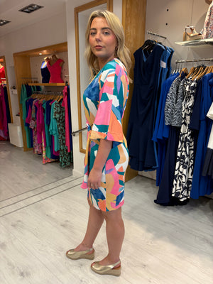 K Design Multi Print Sun Dress