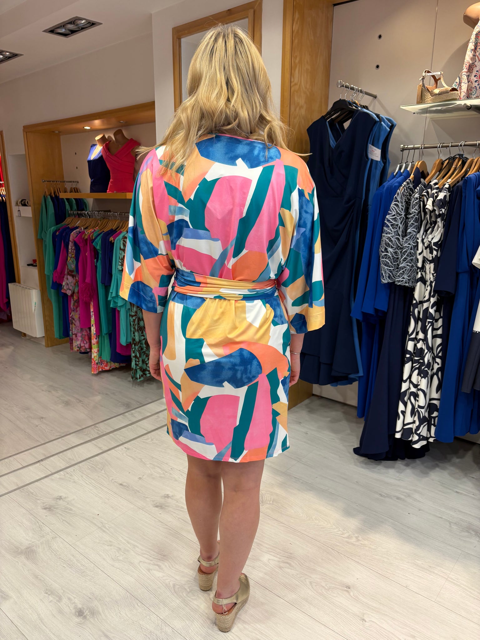 K Design Multi Print Sun Dress