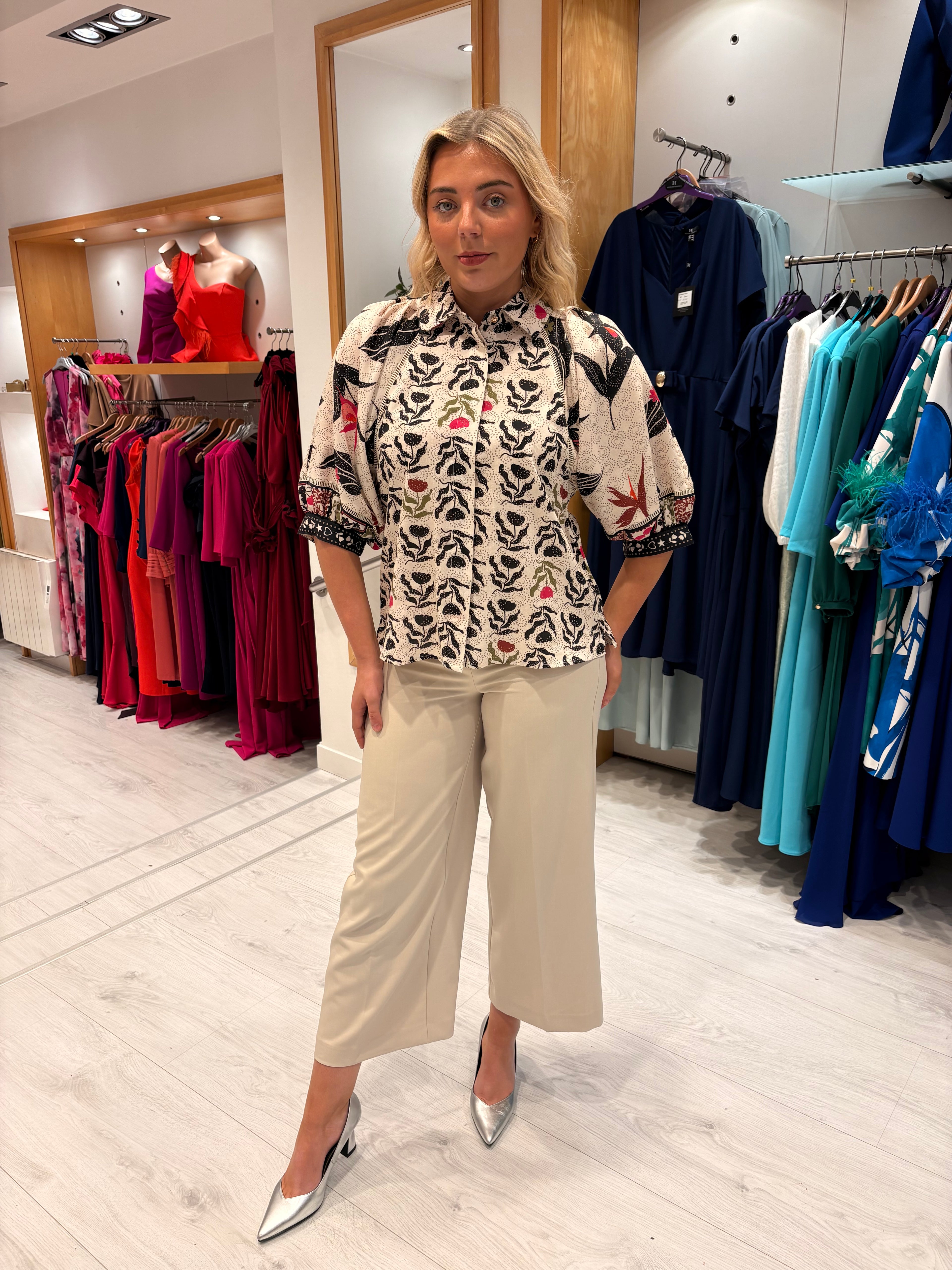 Emily Lovelock Print Blouse