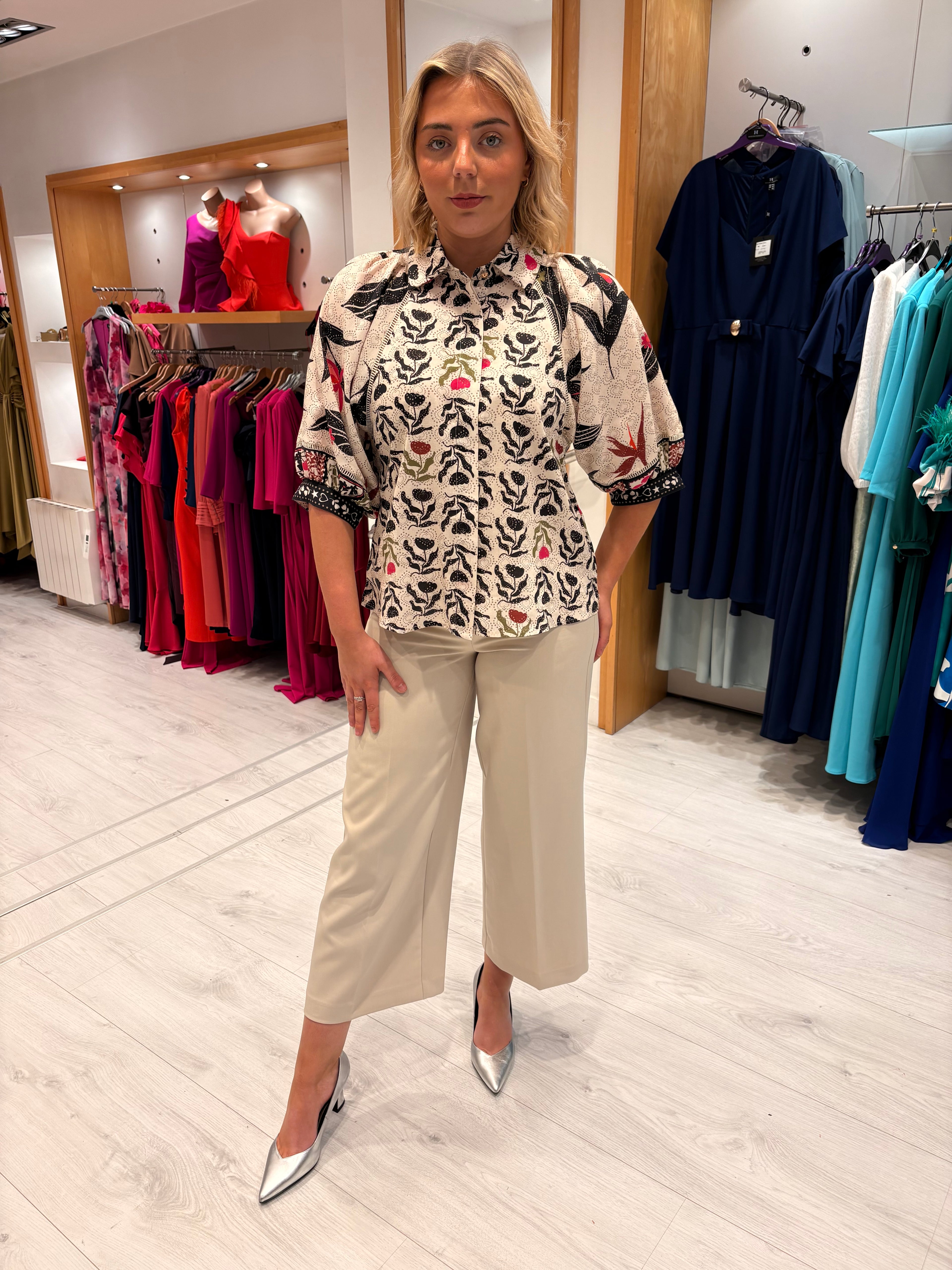 Emily Lovelock Print Blouse