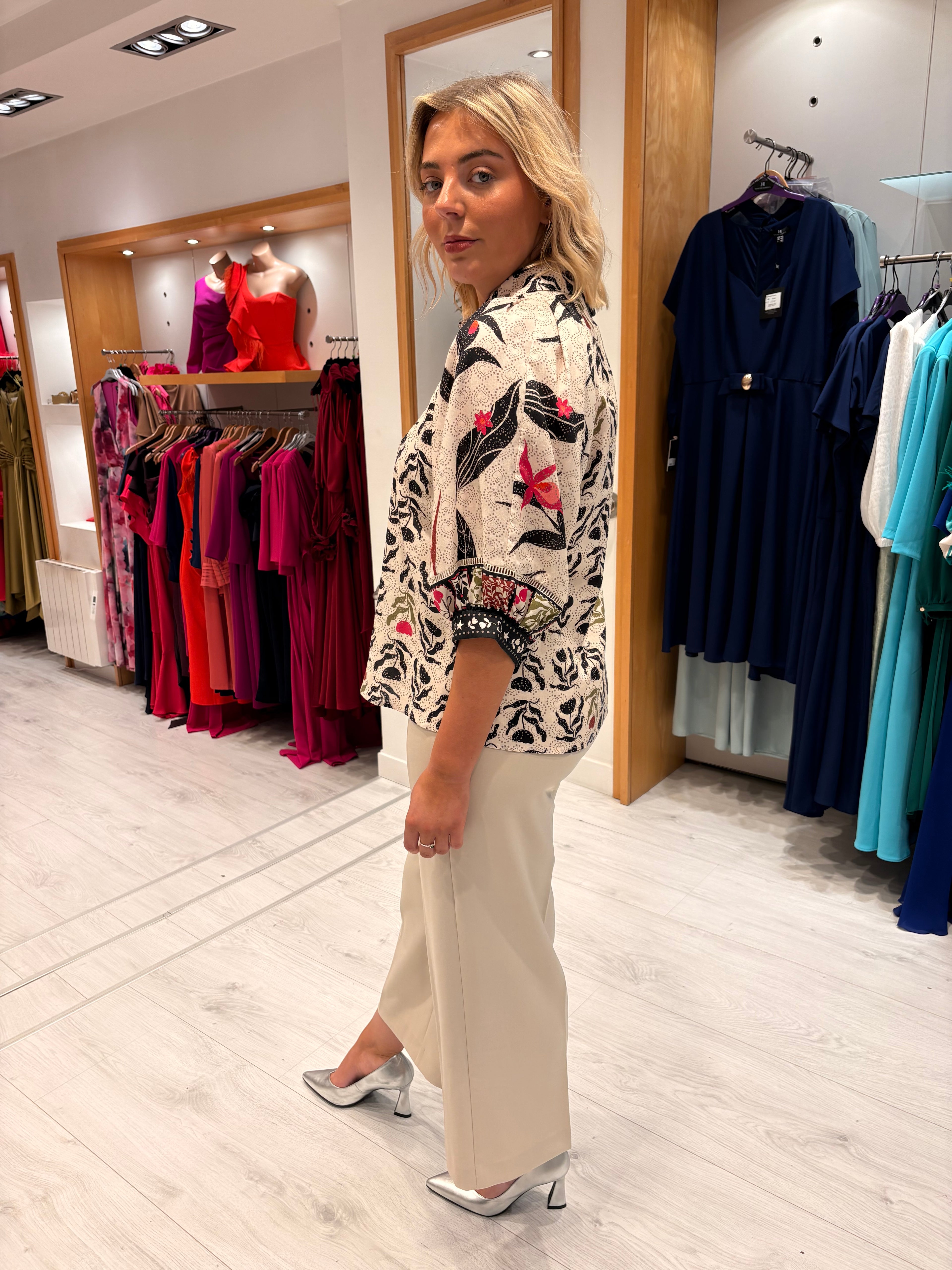 Emily Lovelock Print Blouse