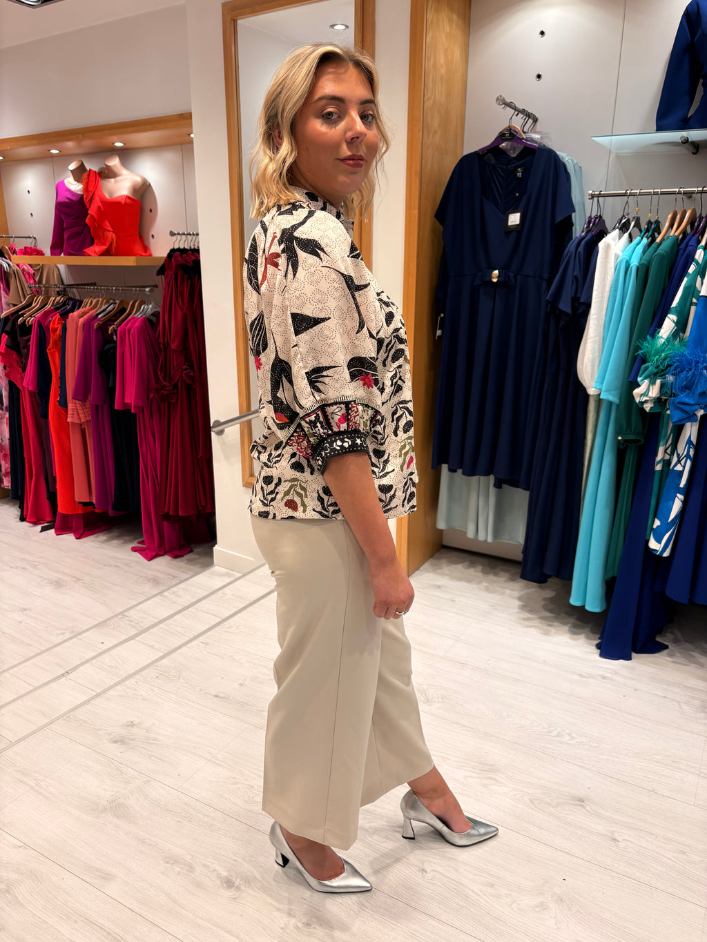Emily Lovelock Print Blouse