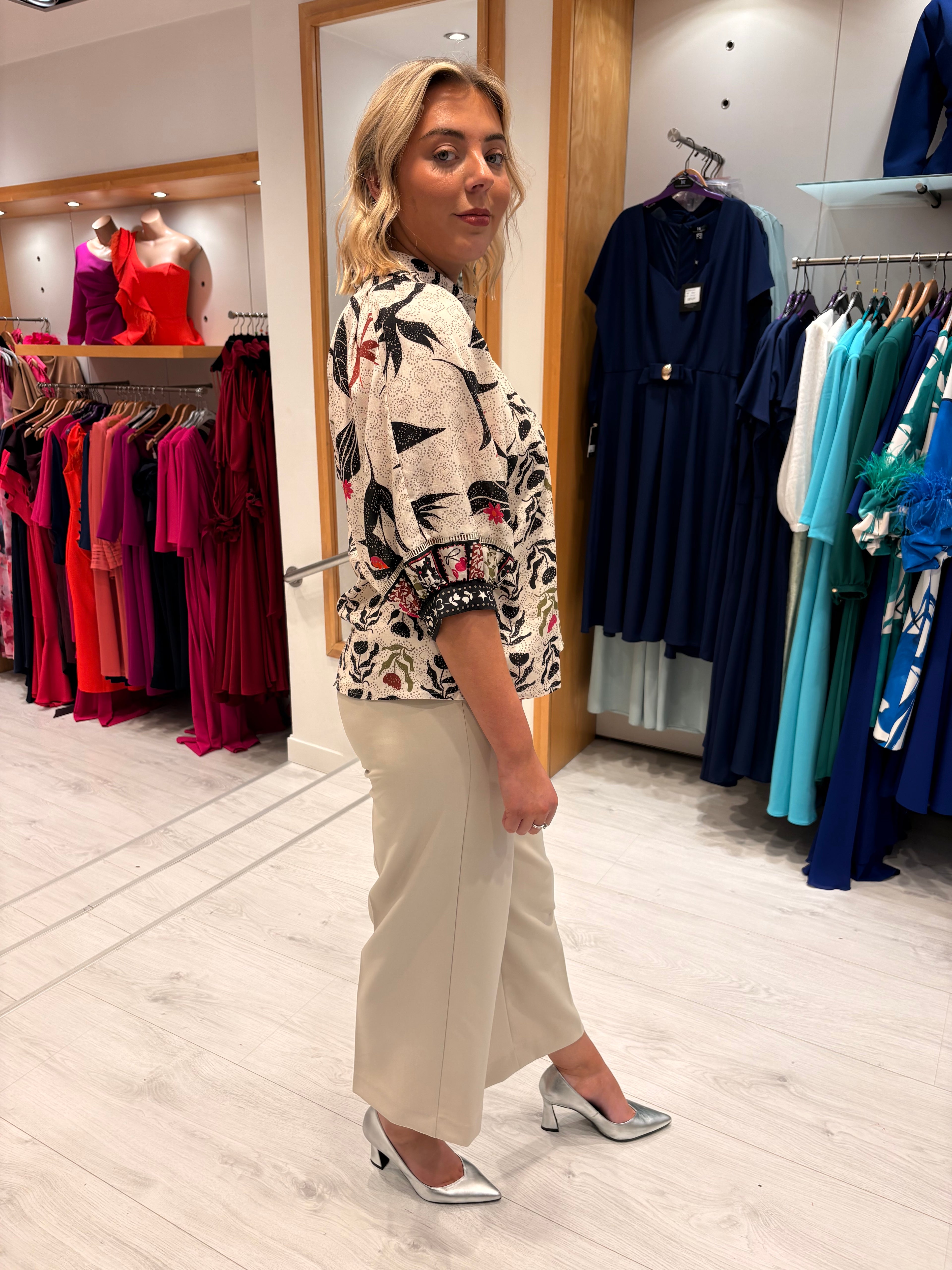 Emily Lovelock Print Blouse