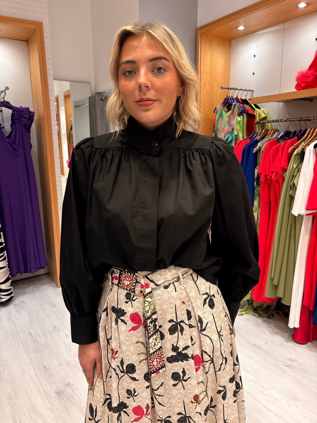 Emily Lovelock Print Skirt