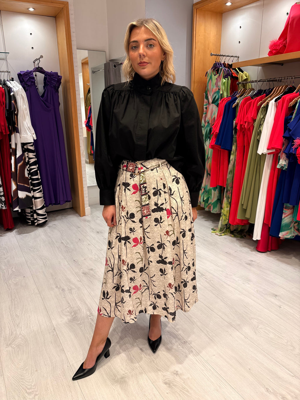 Emily Lovelock Print Skirt