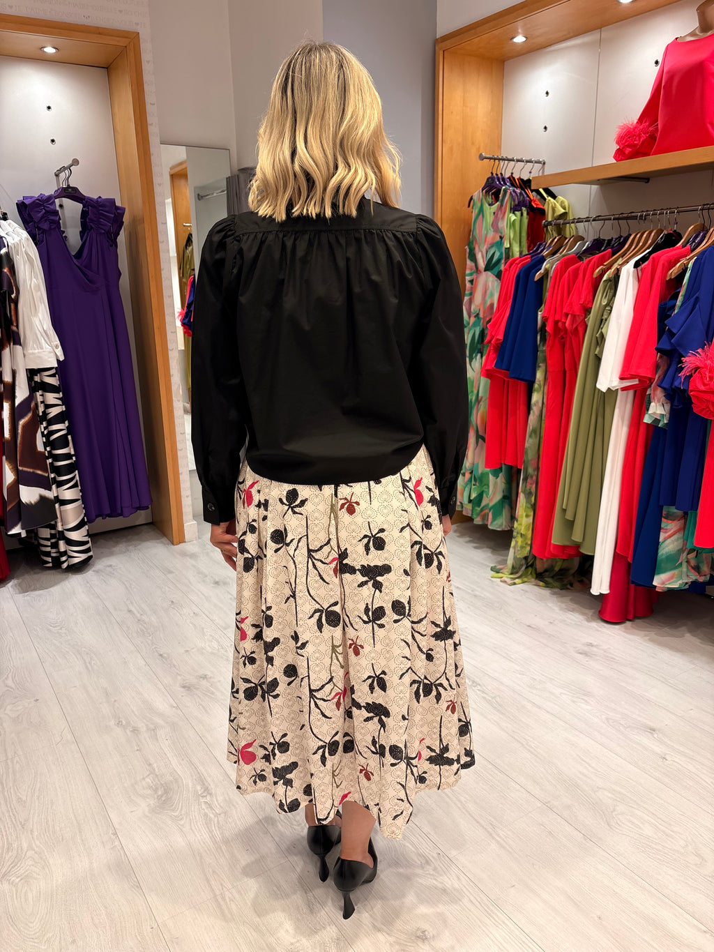 Emily Lovelock Print Skirt