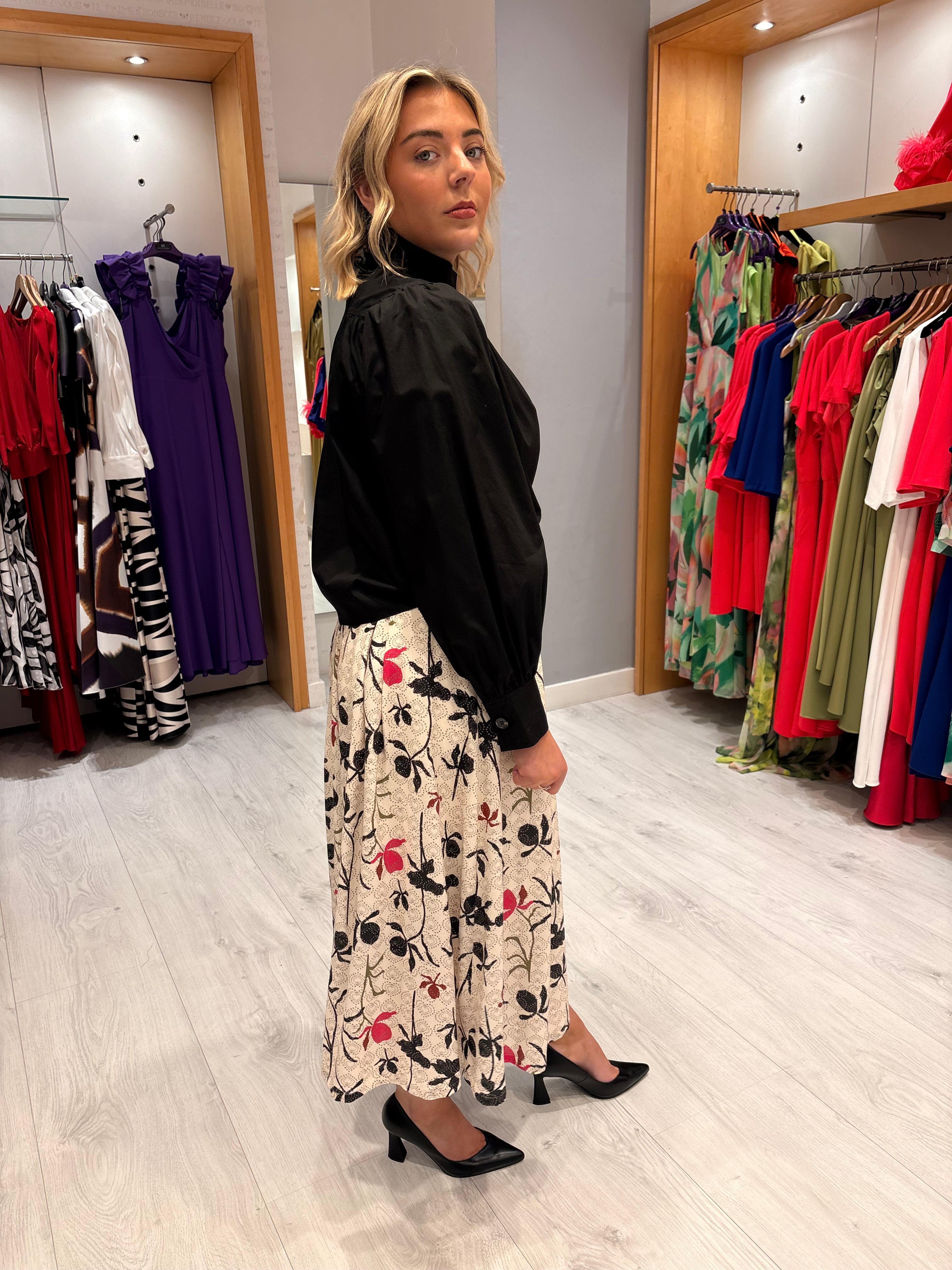 Emily Lovelock Print Skirt