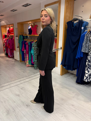 Olimara Black Trouser Suit