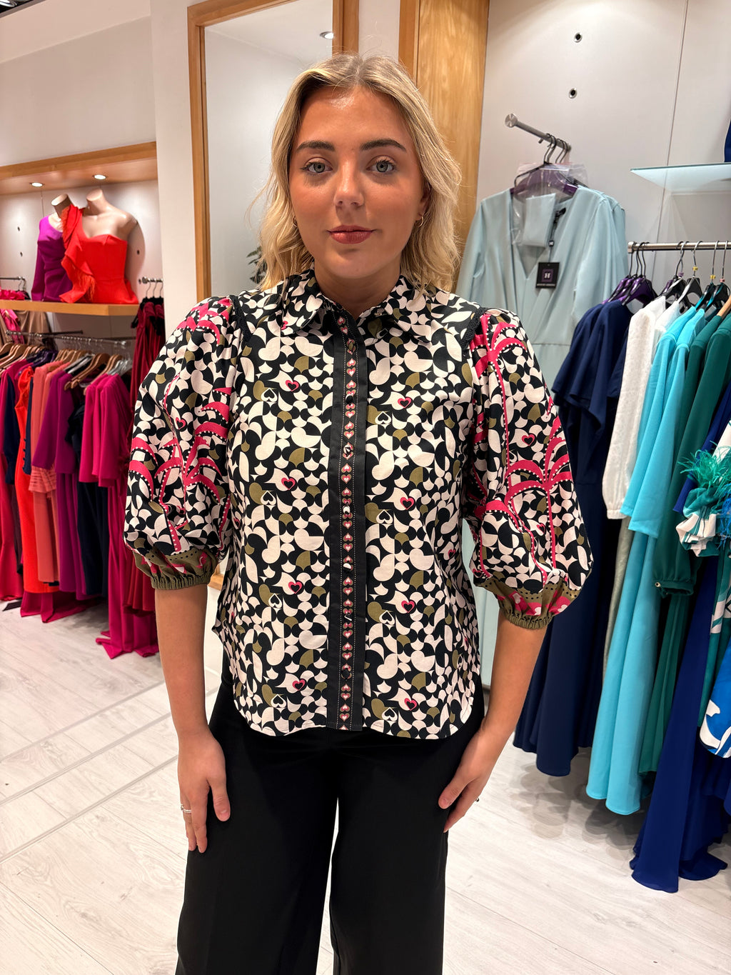 Emily Lovelock Print Blouse