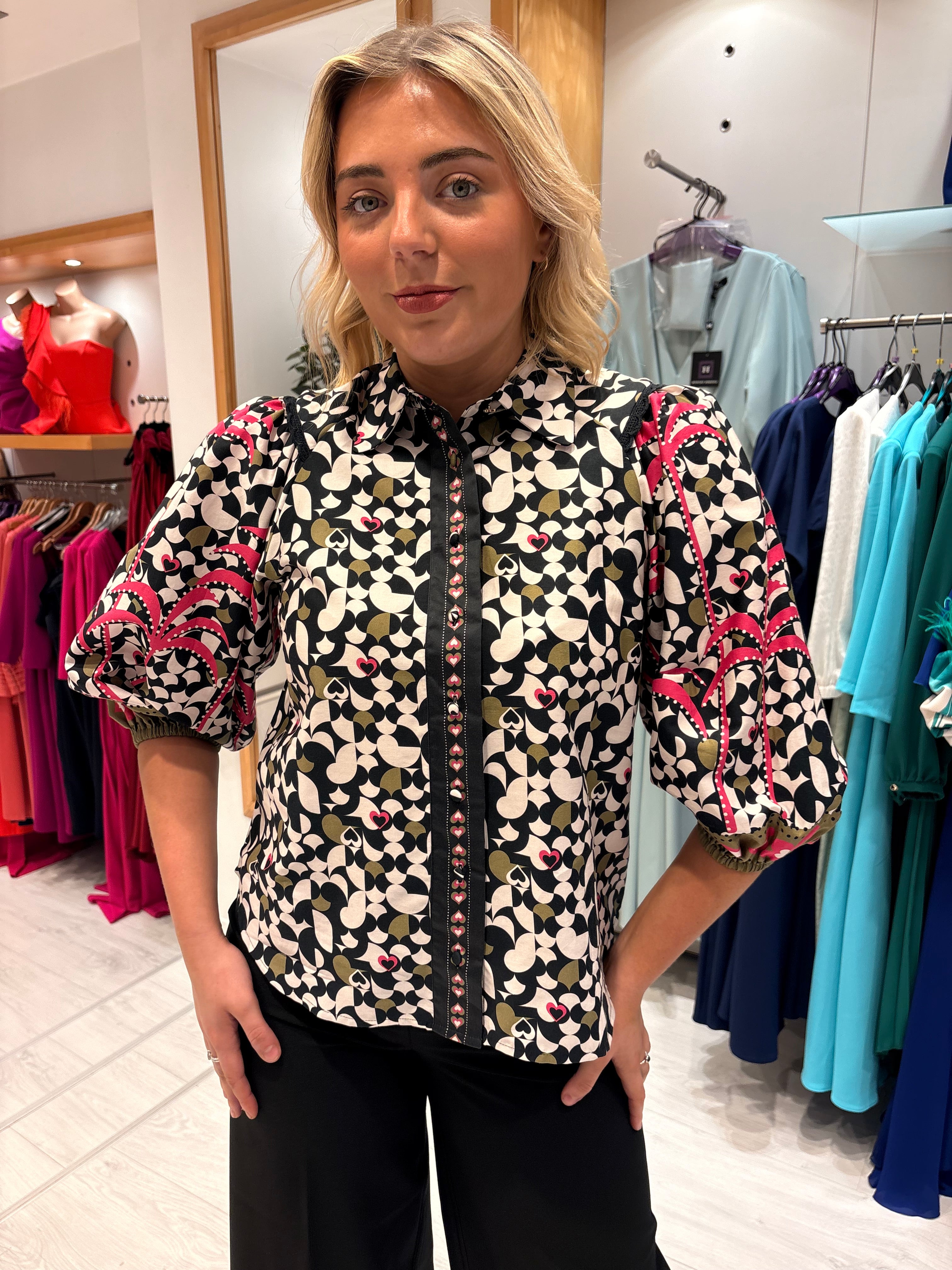 Emily Lovelock Print Blouse