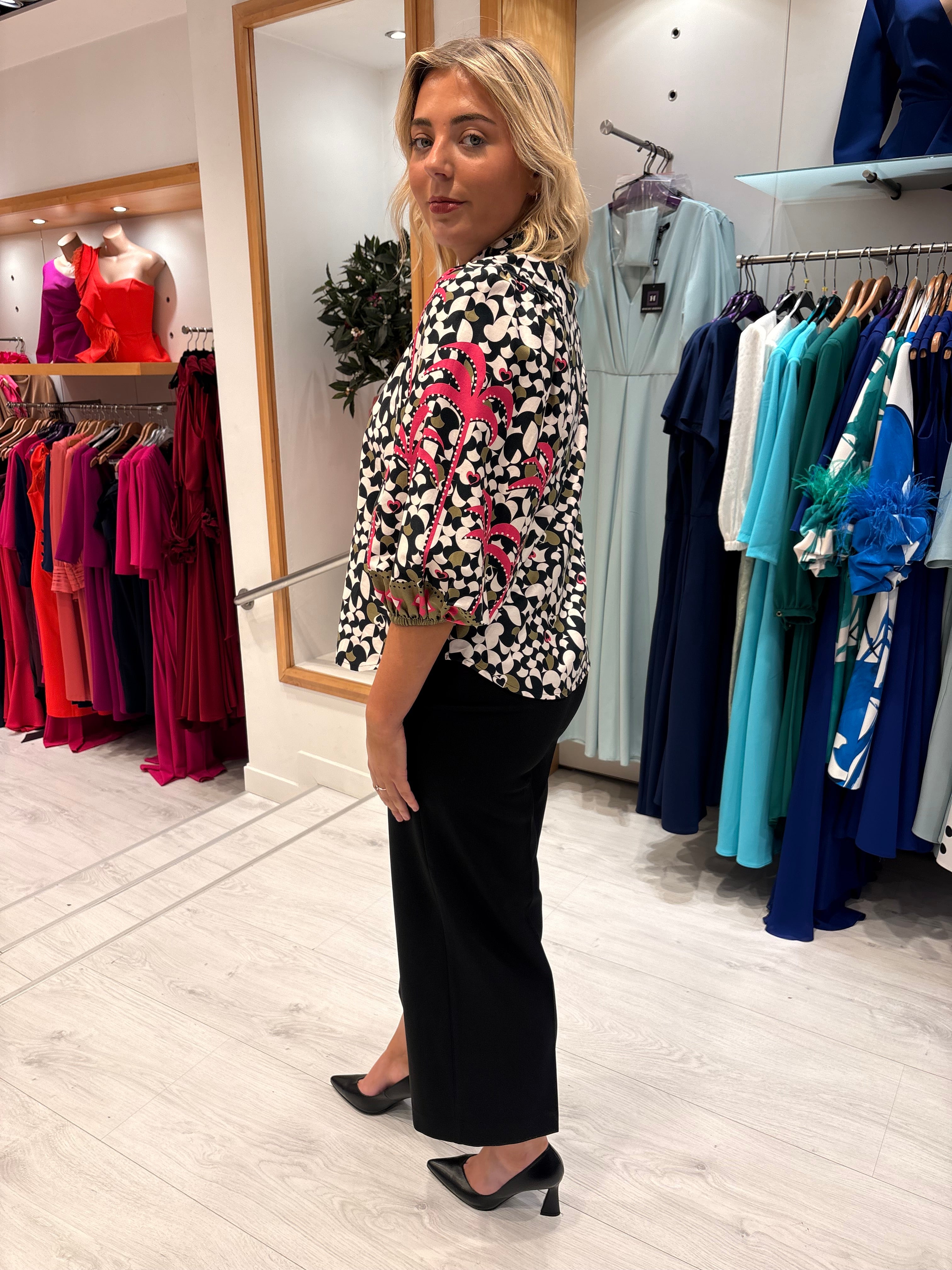 Emily Lovelock Print Blouse
