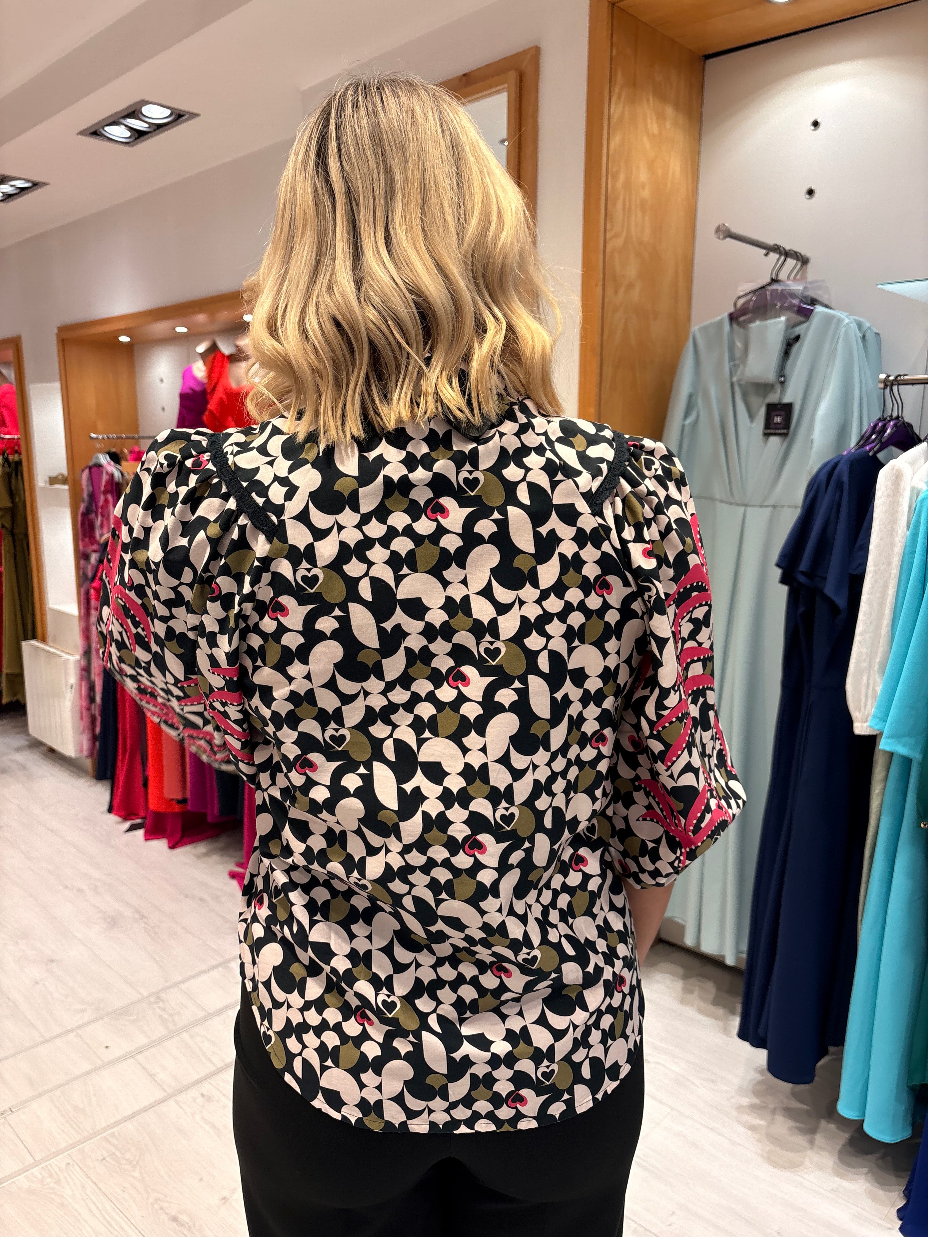 Emily Lovelock Print Blouse