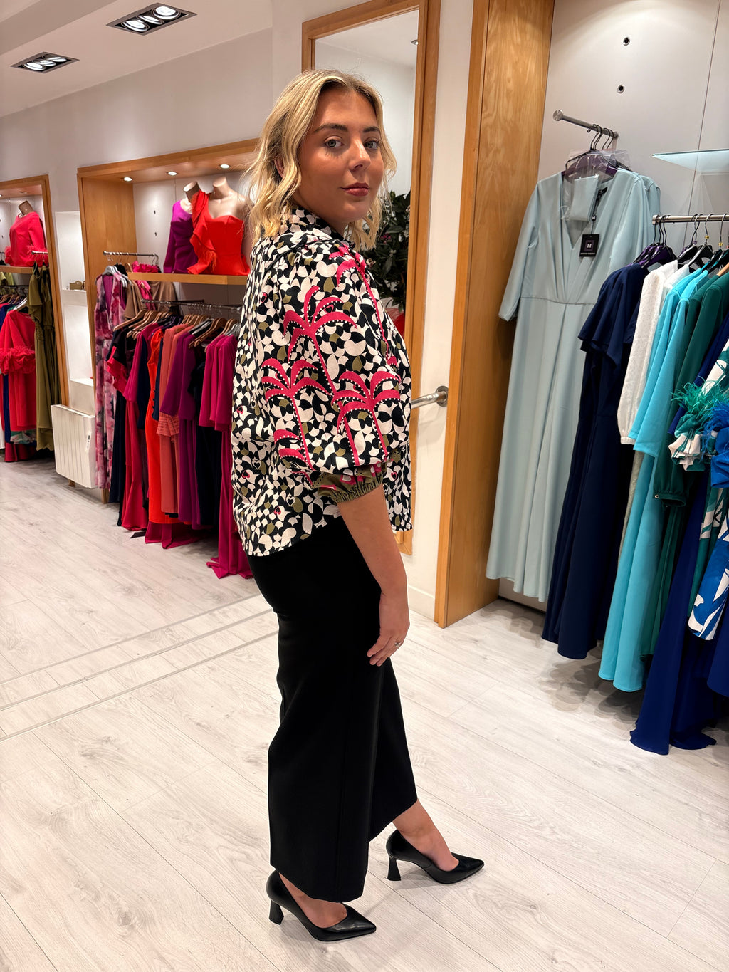 Emily Lovelock Print Blouse