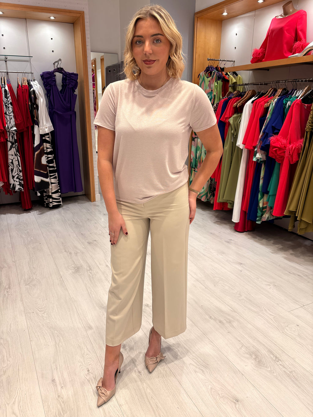 St Tropez Pink Shimmer Top