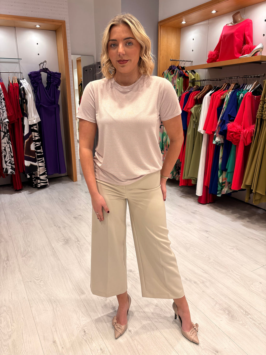 St Tropez Pink Shimmer Top