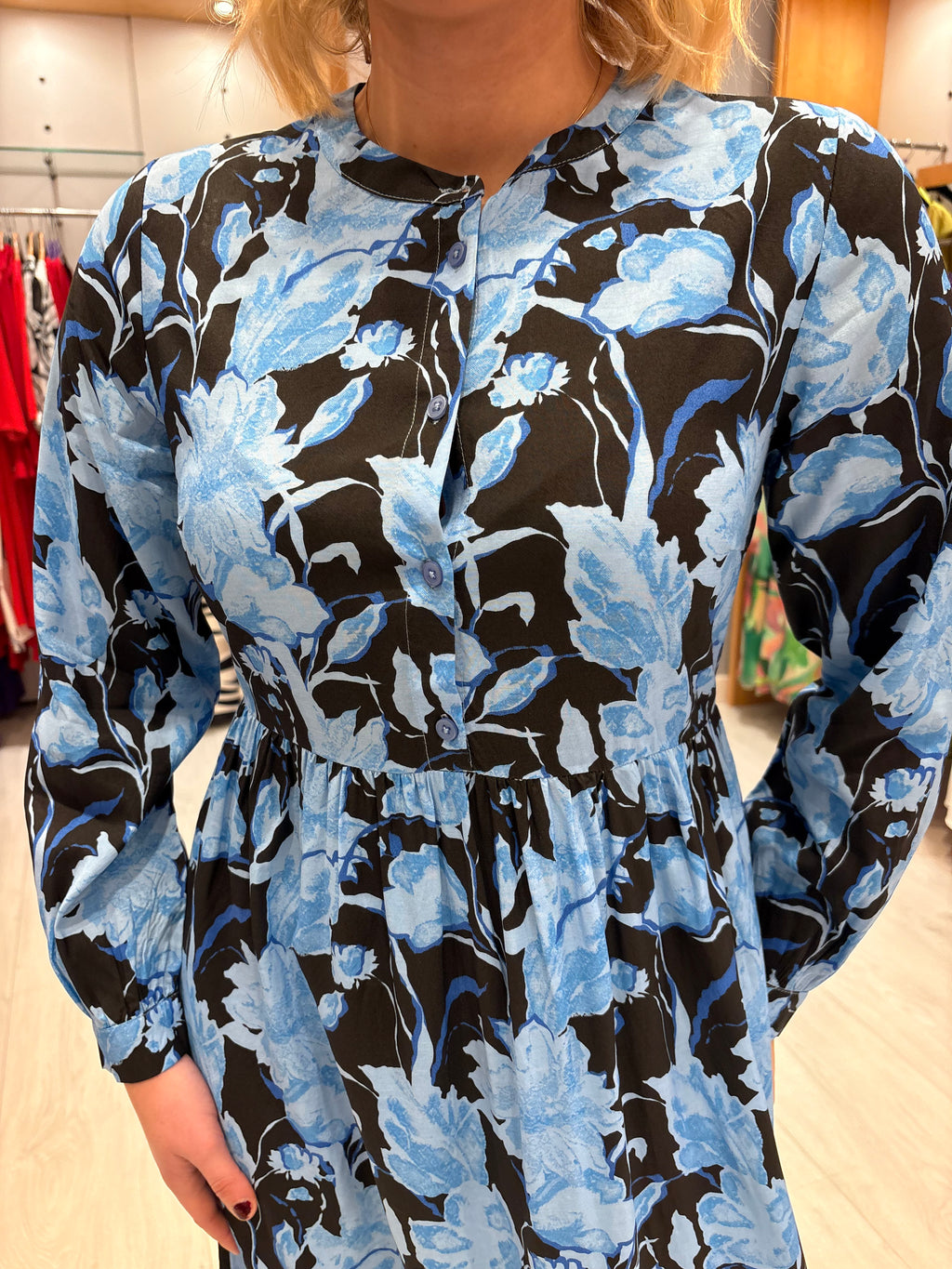 Kaffe Blue Flloral Dress