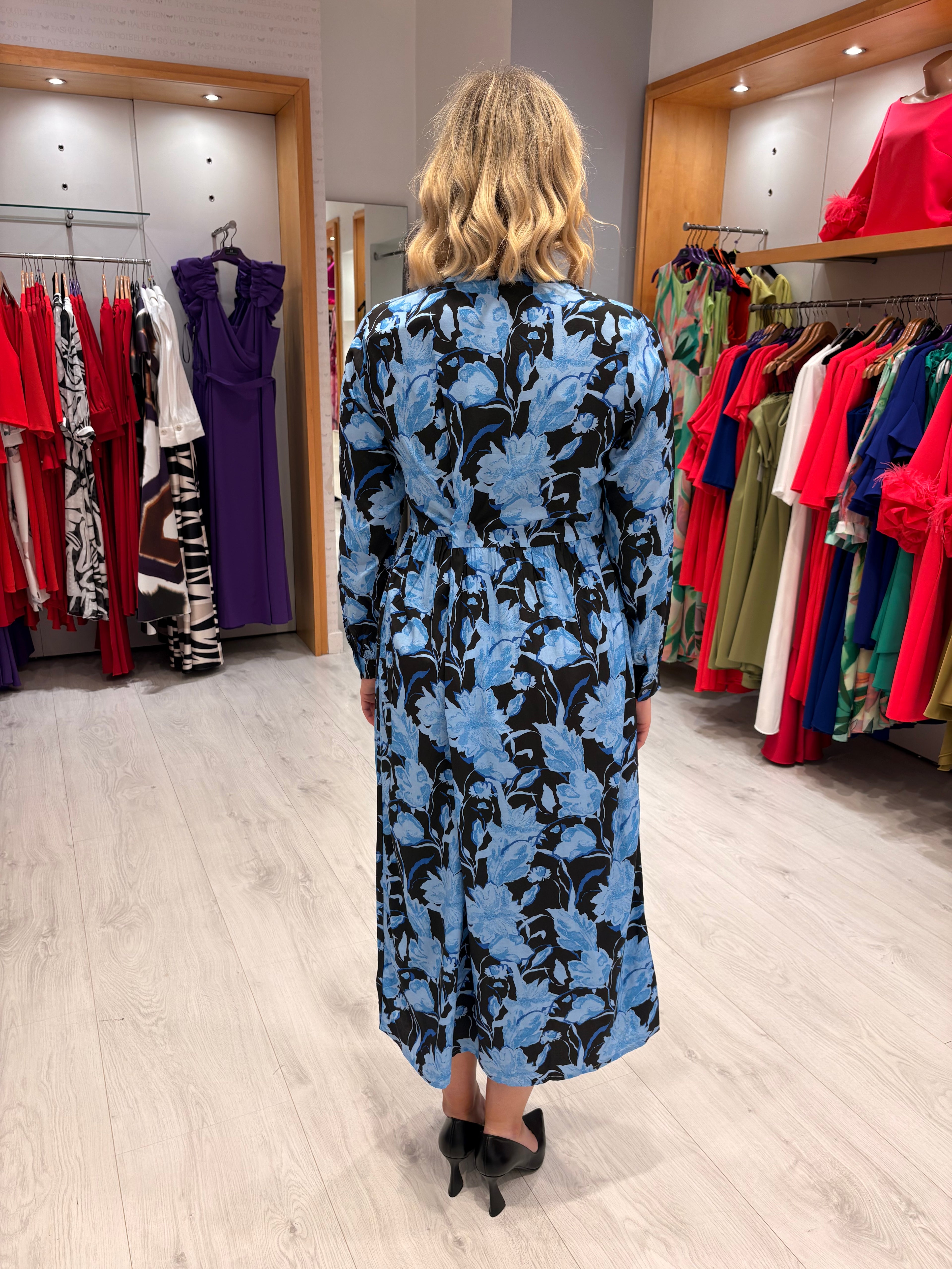 Kaffe Blue Flloral Dress