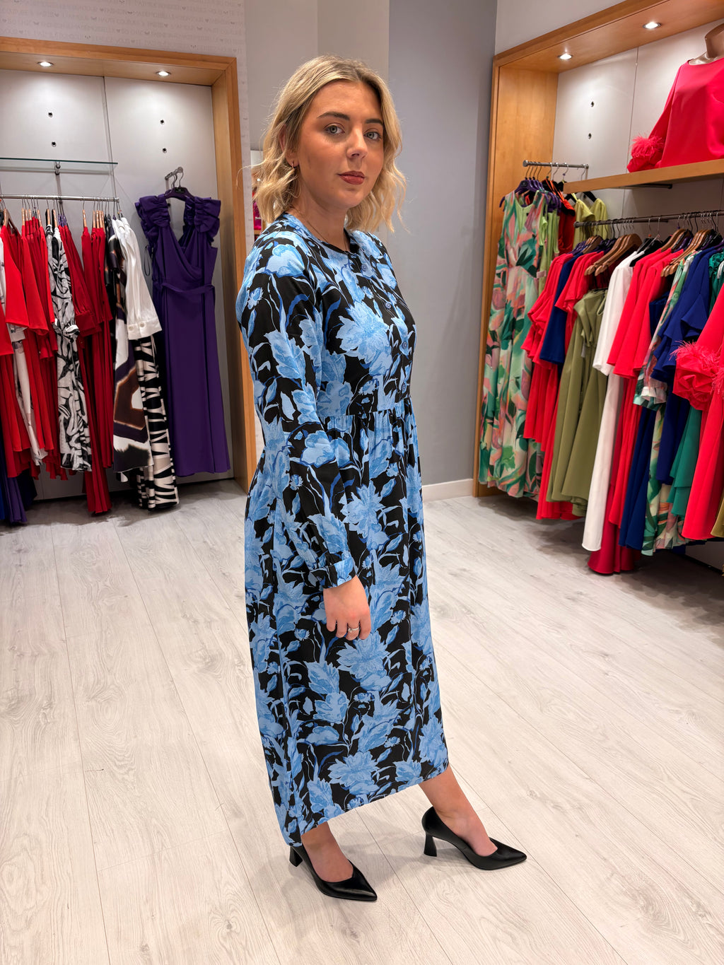 Kaffe Blue Flloral Dress