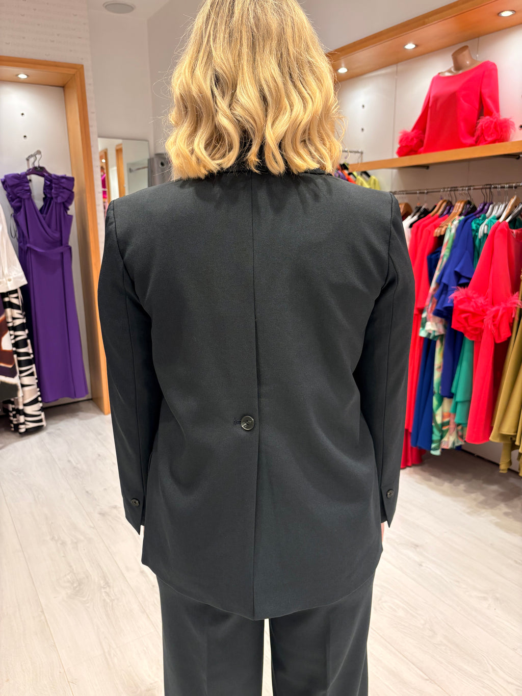Soaked Navy Button Blazer