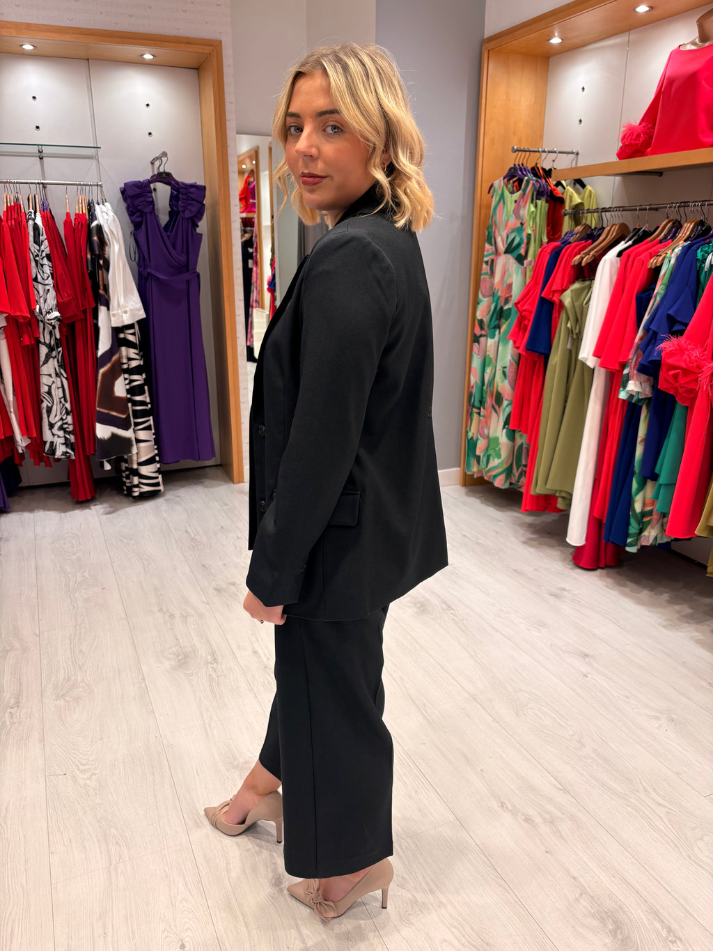 Soaked Navy Button Blazer
