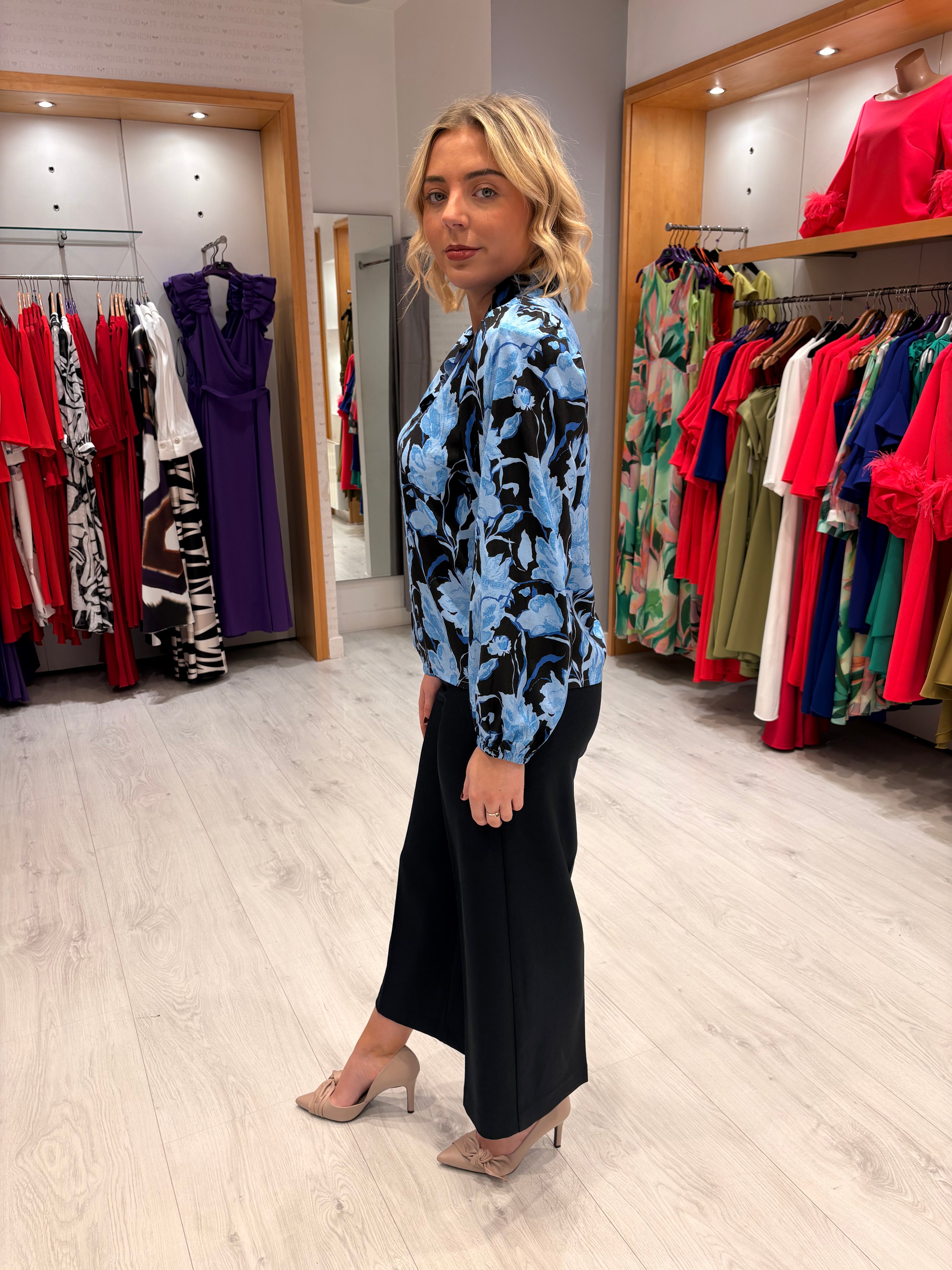 Kaffe Blue Floral Top