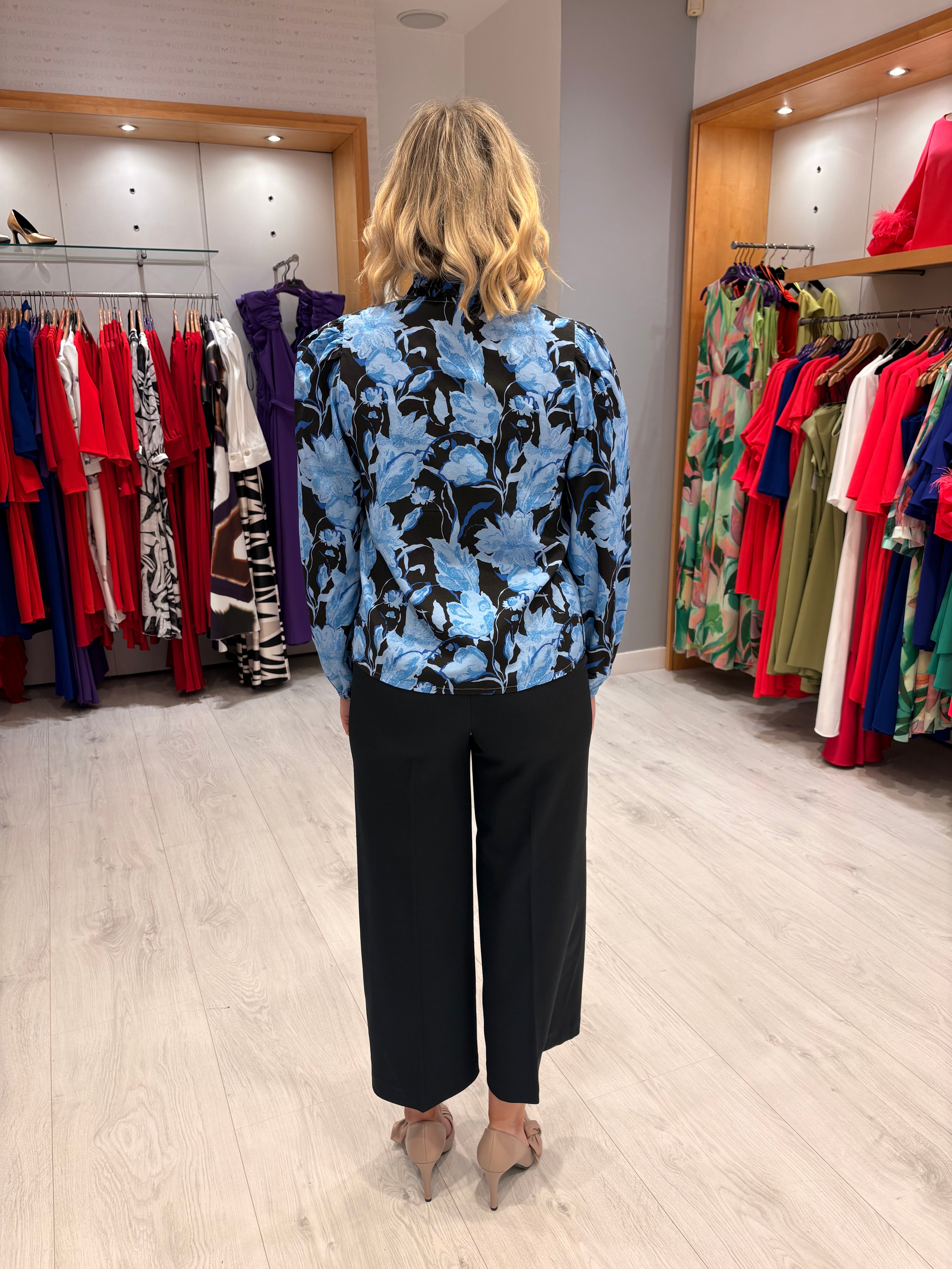 Kaffe Blue Floral Top