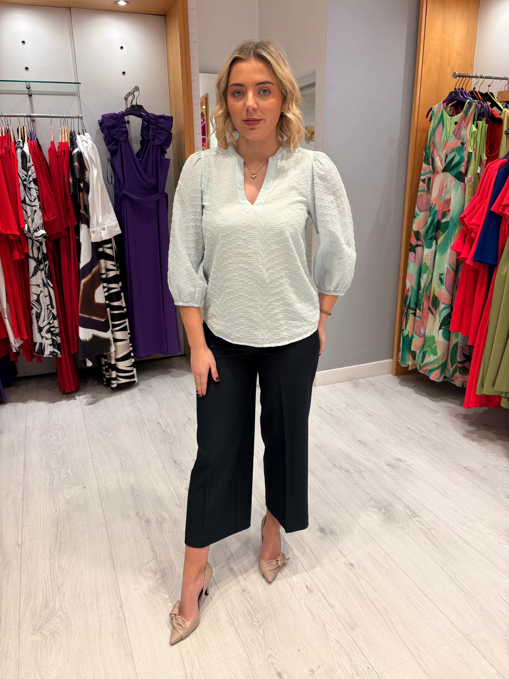 Kaffe Blue Top