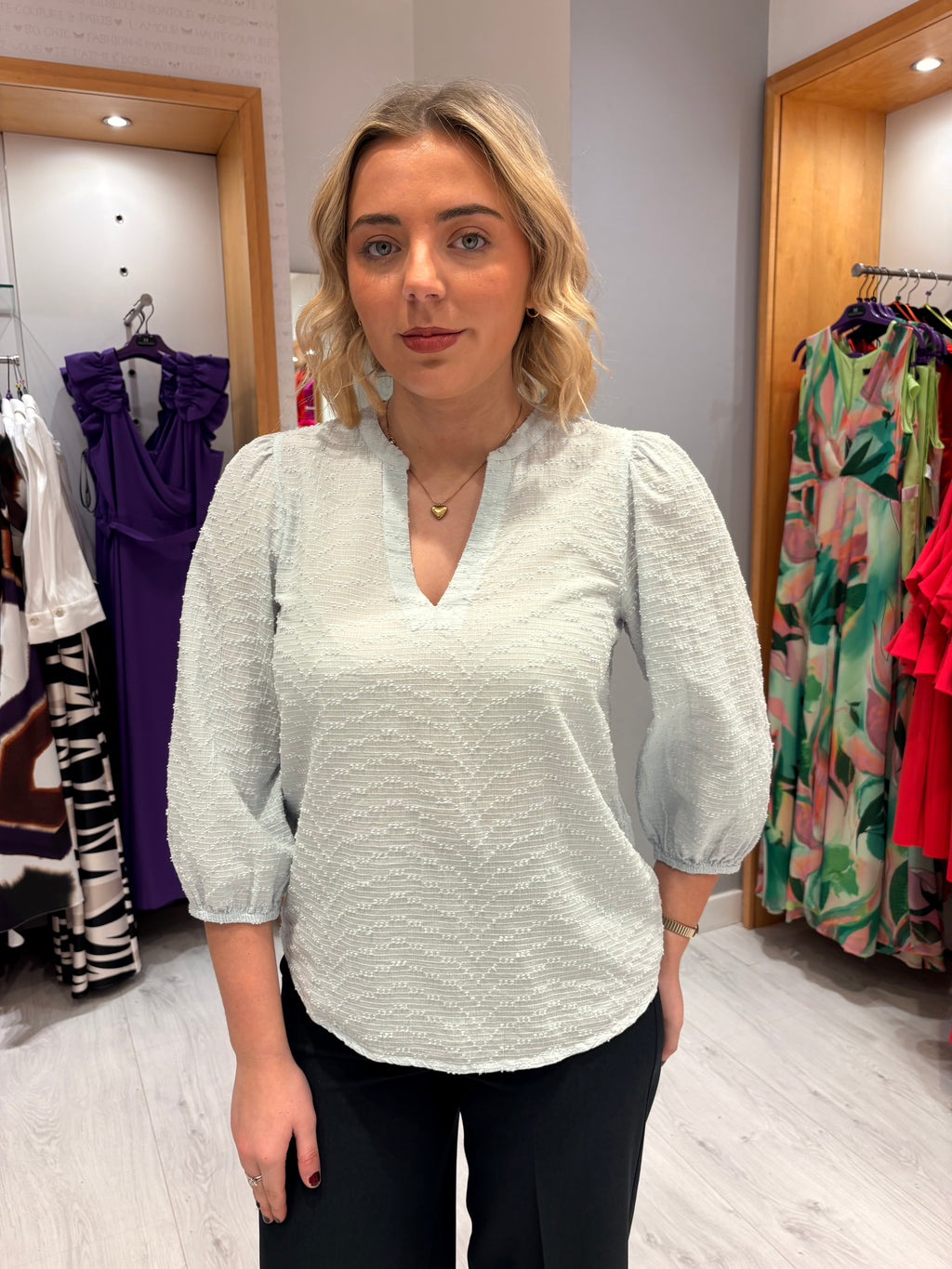 Kaffe Blue Top