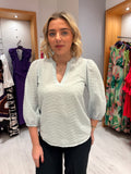 Kaffe Blue Top
