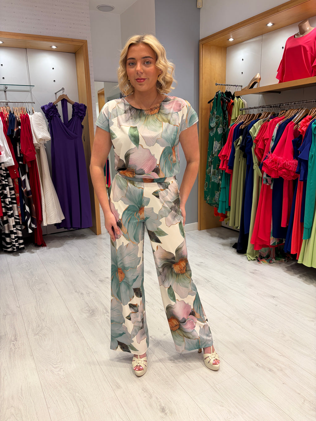 K Design Floral Jumpsuit