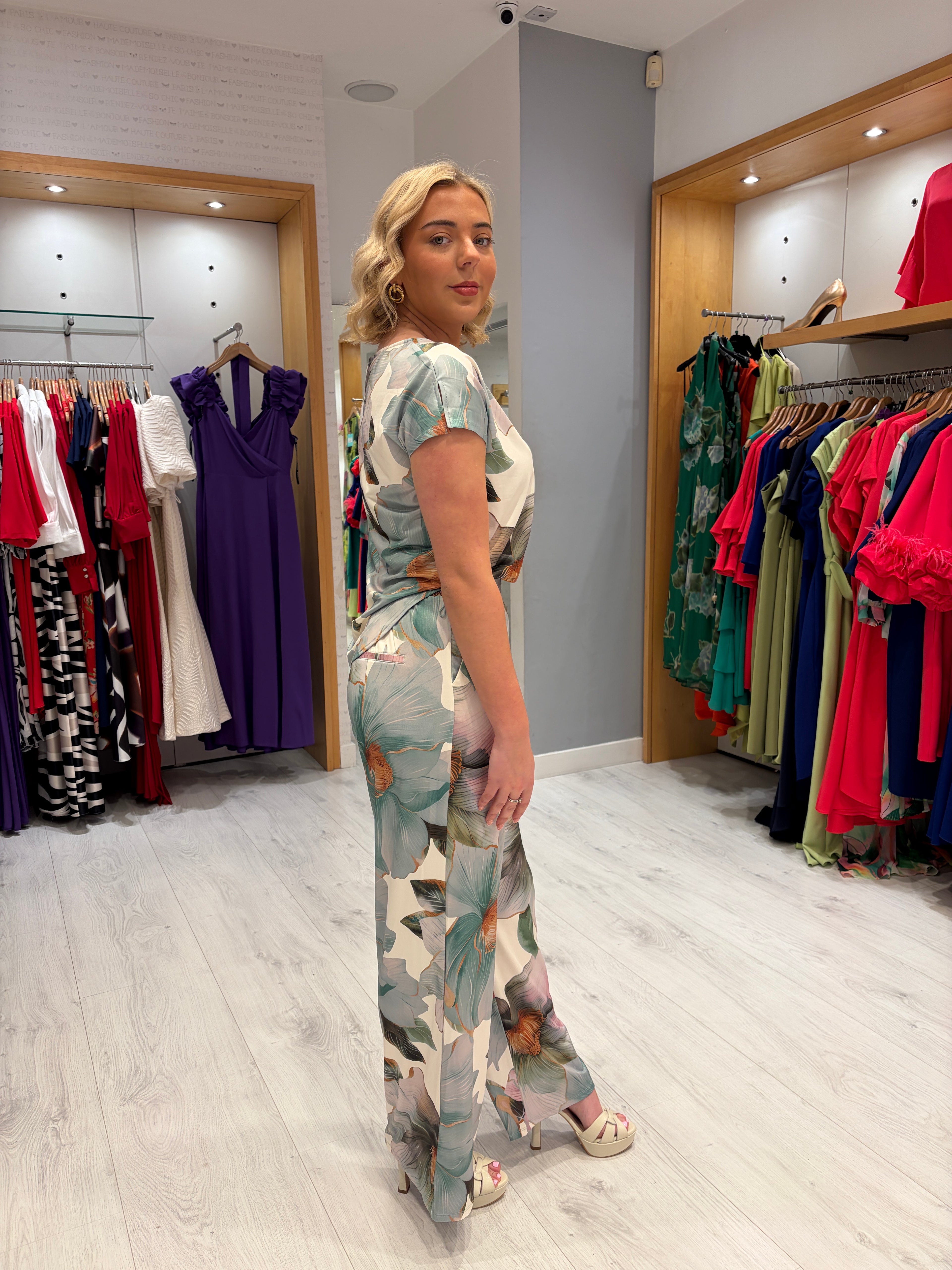 K Design Floral Jumpsuit
