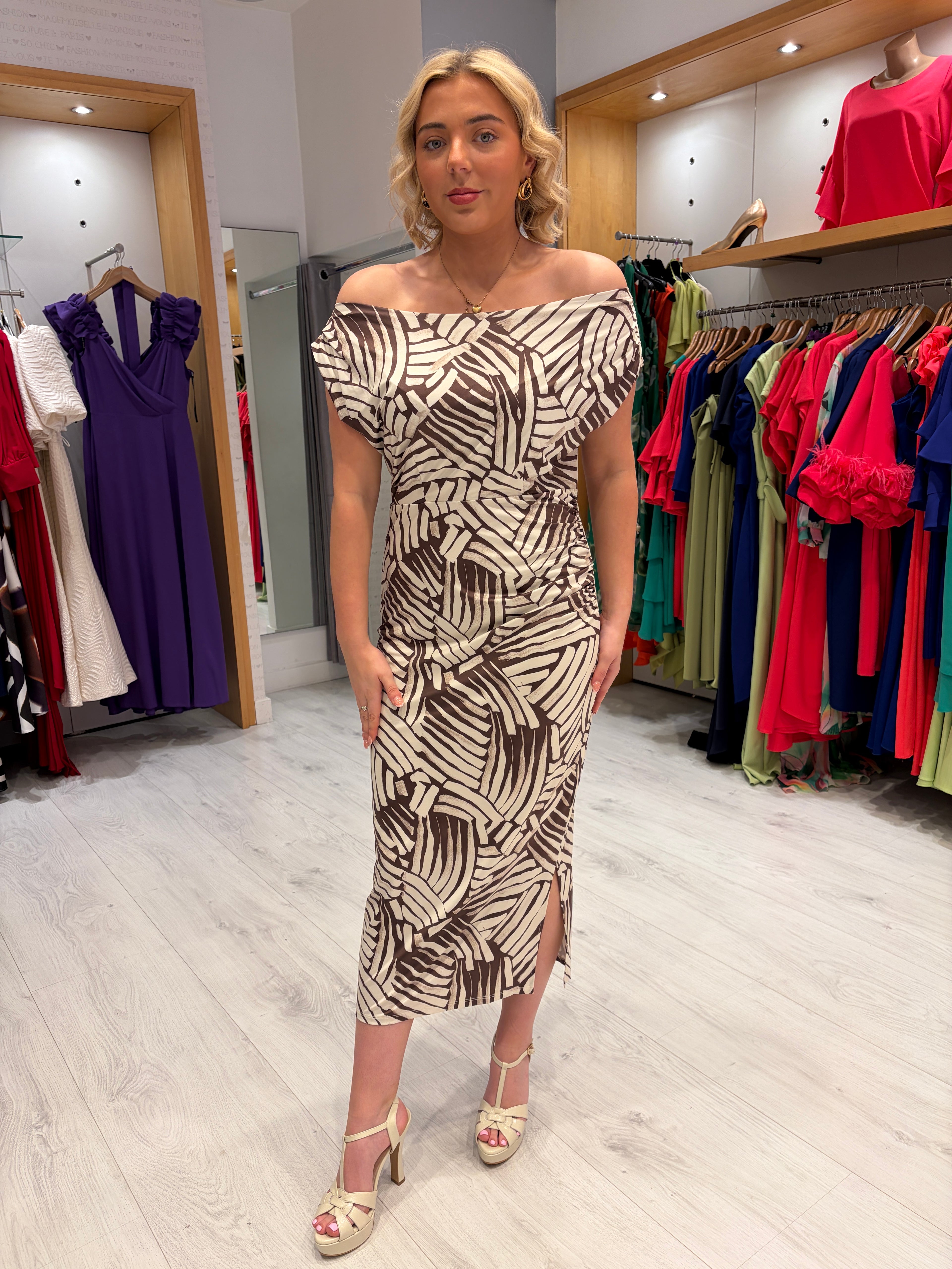 K Design Off Shoulder Dress