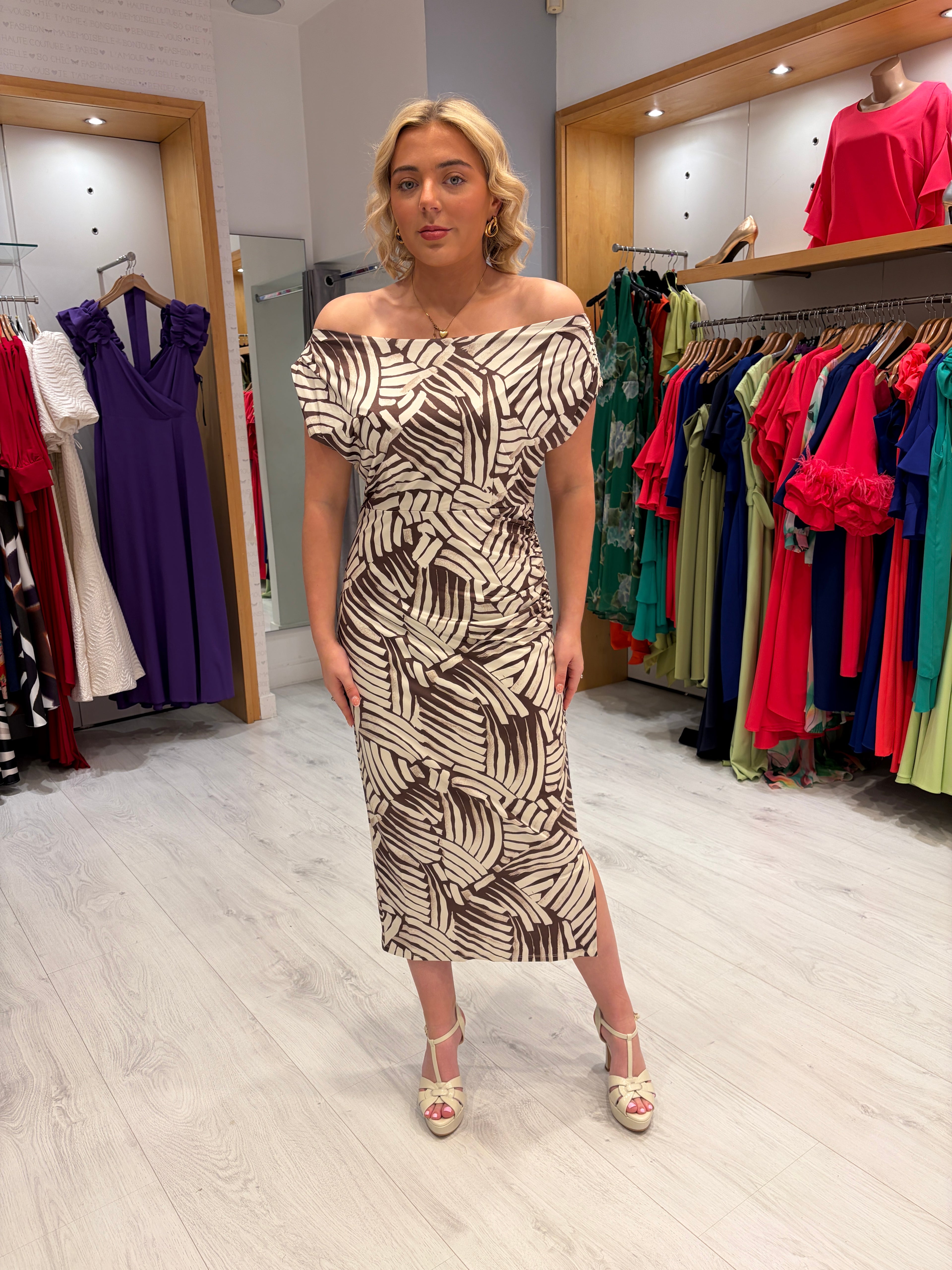 K Design Off Shoulder Dress