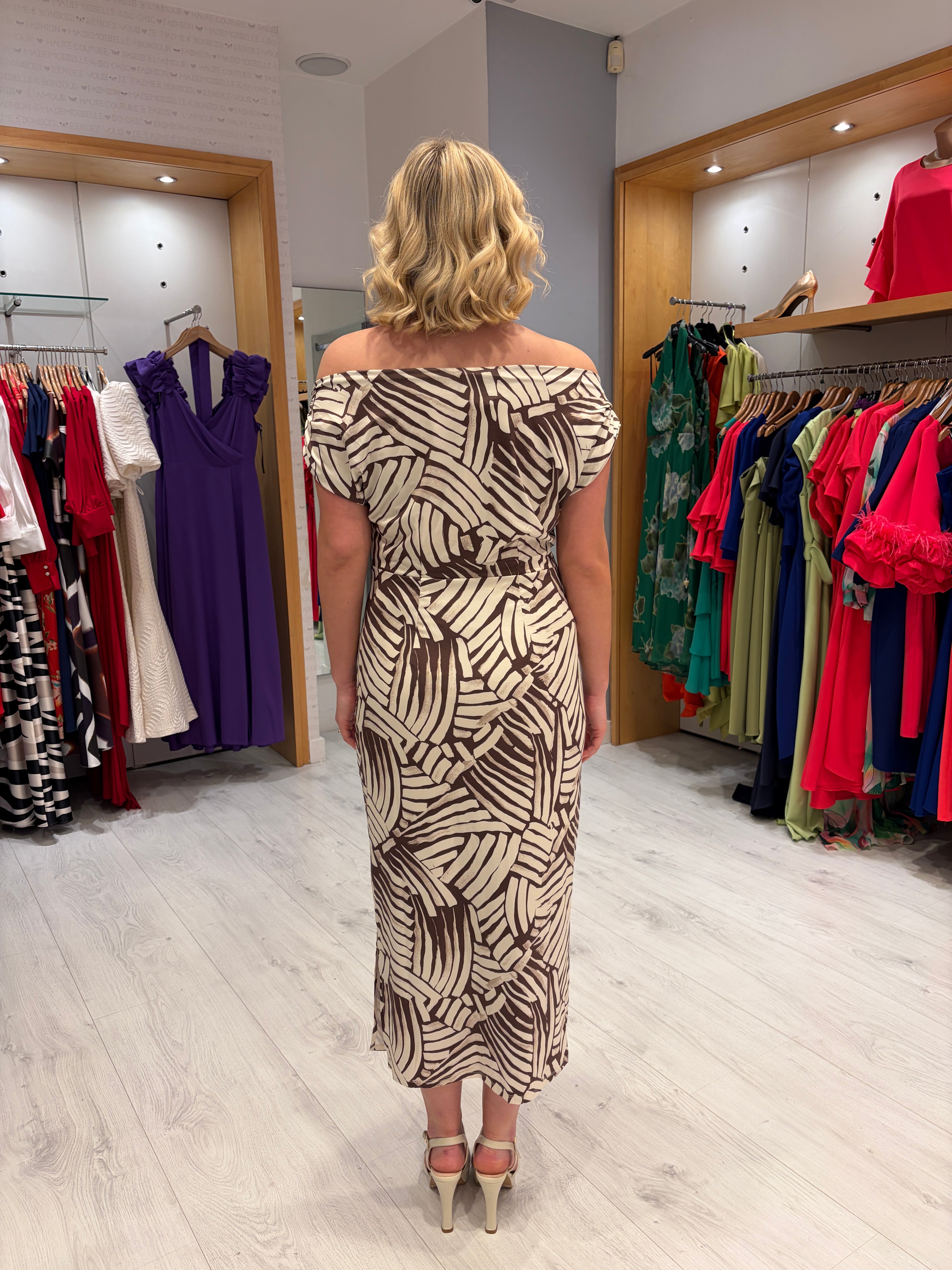 K Design Off Shoulder Dress