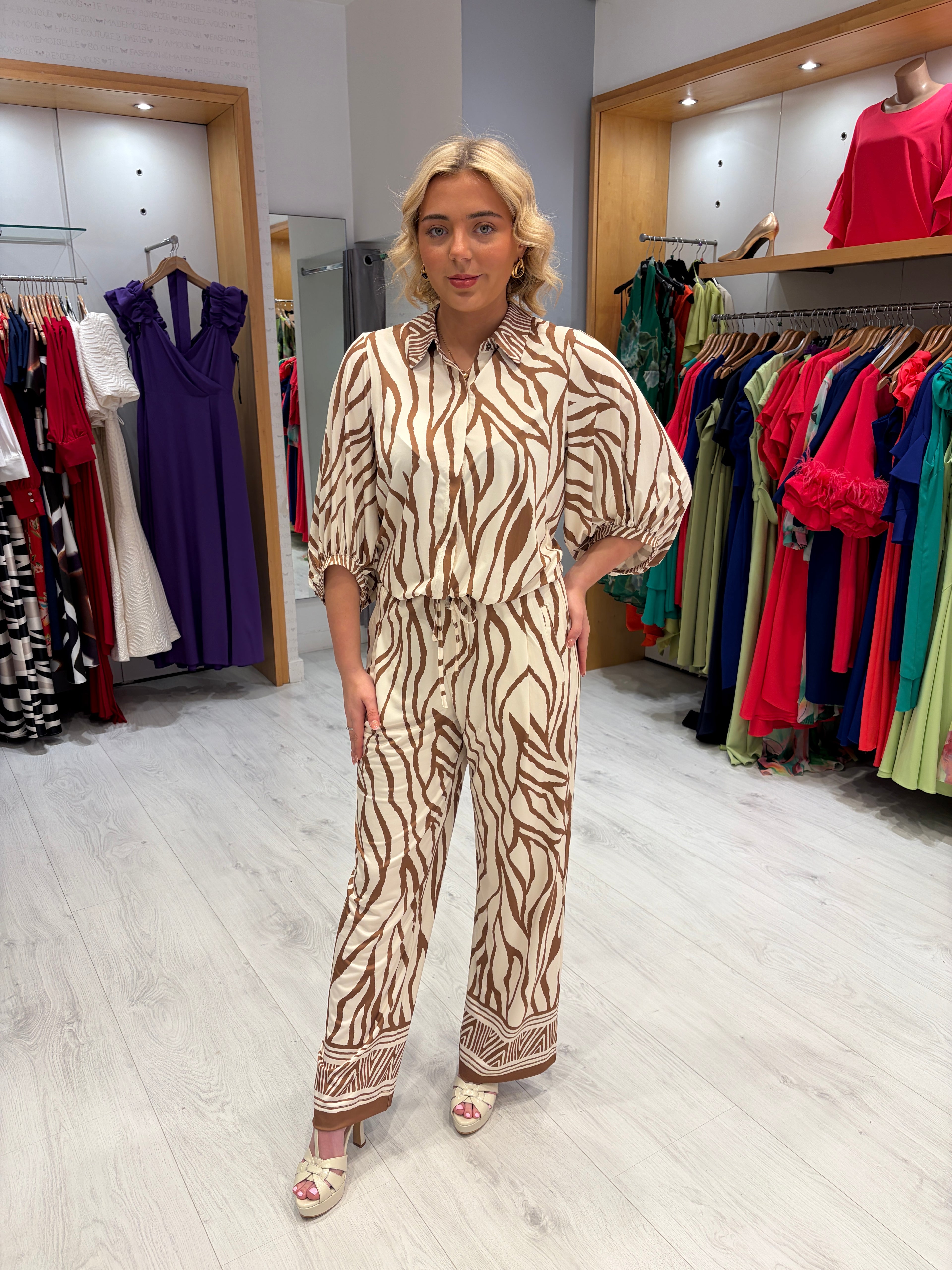 K Design Printed Top