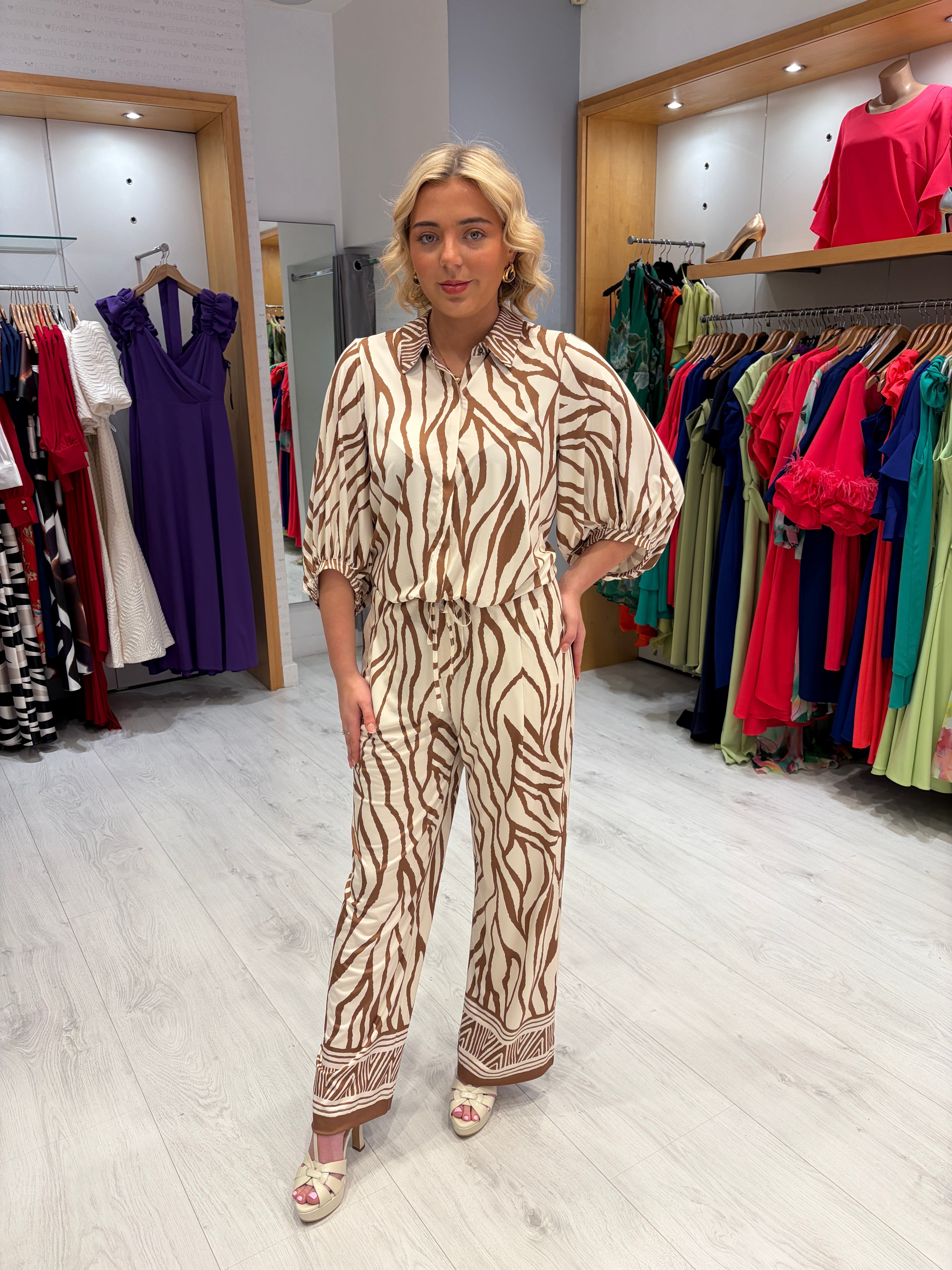 K Design Printed Top