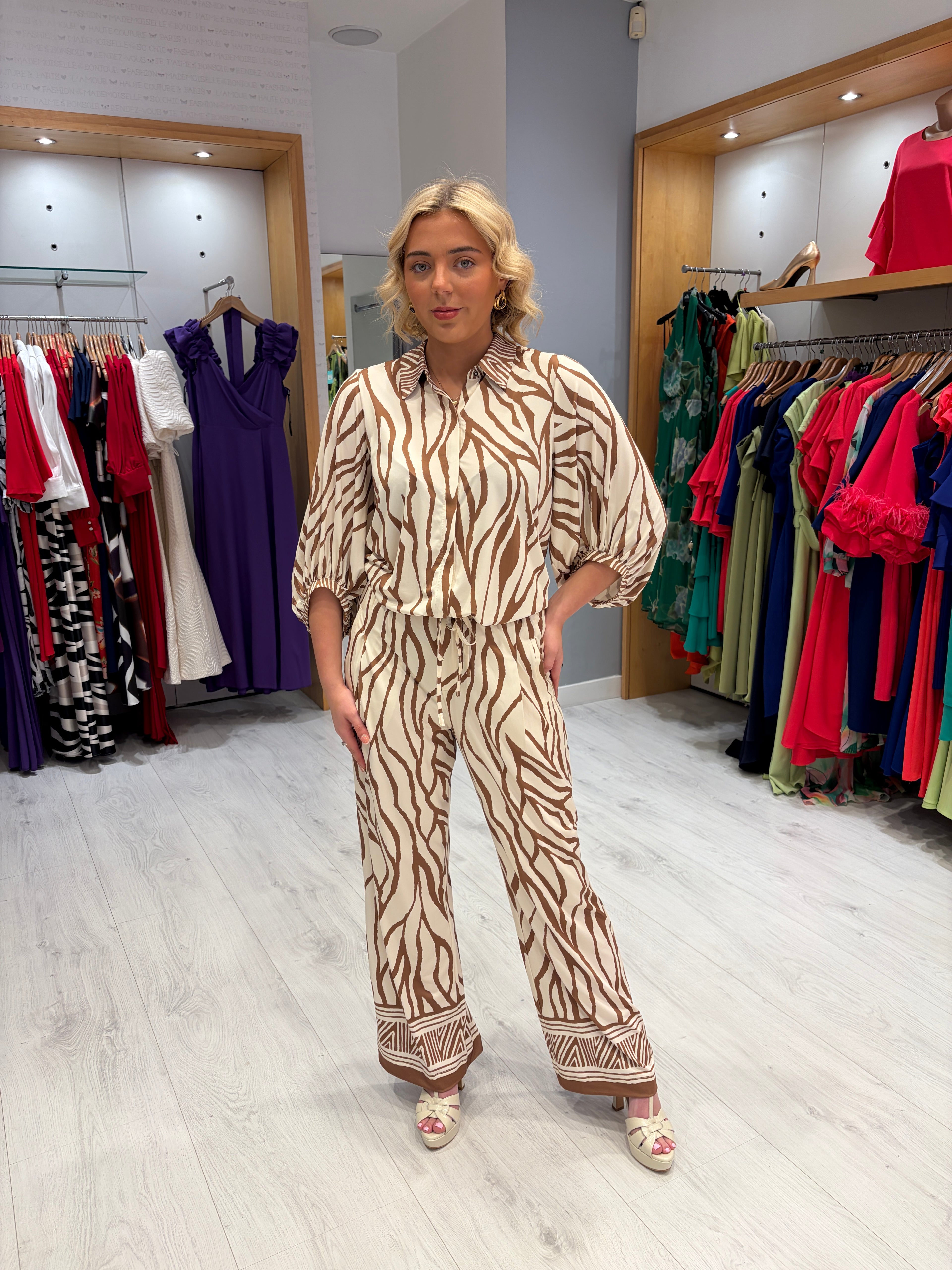 K Design Print Trouser