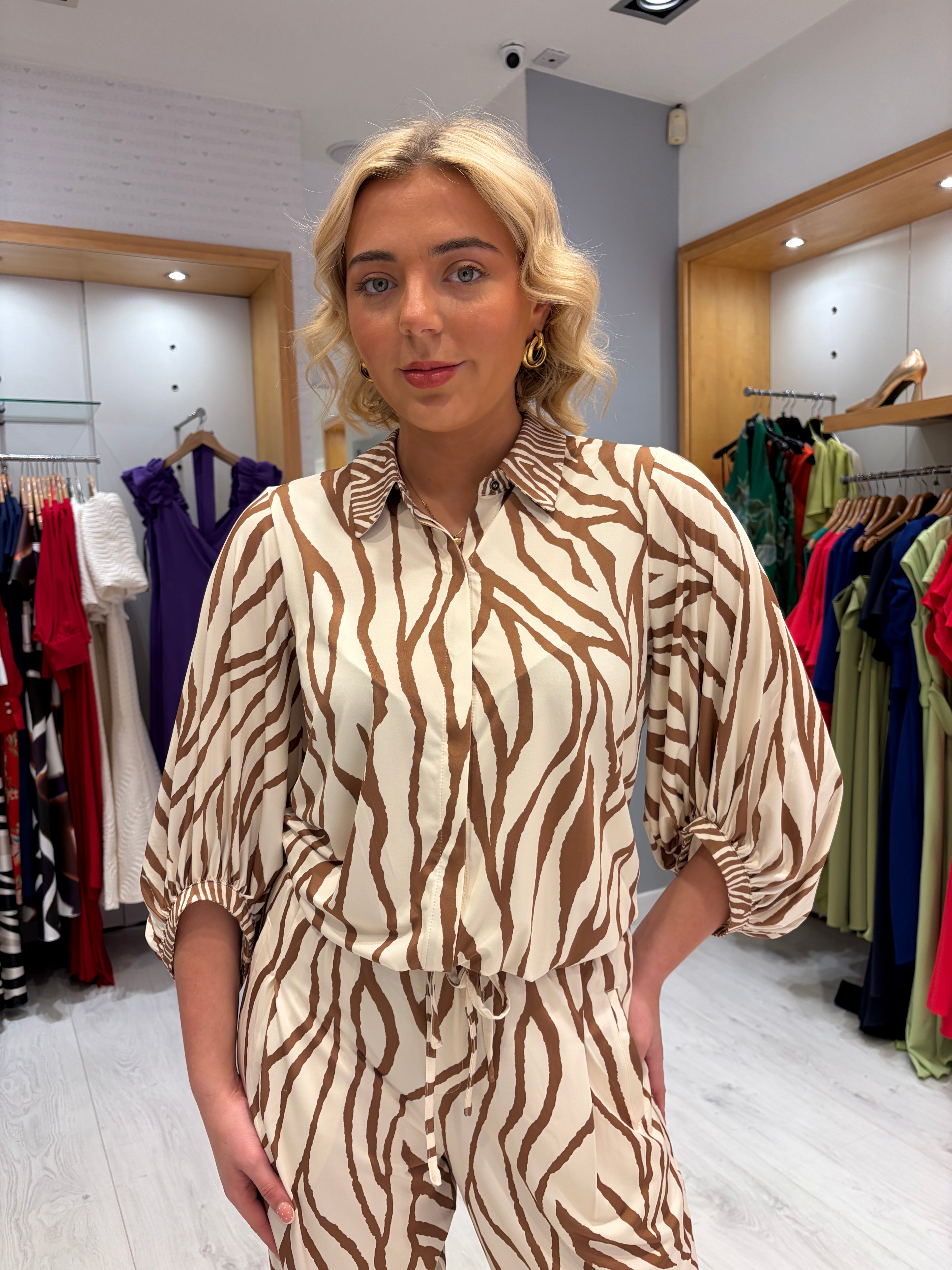 K Design Printed Top