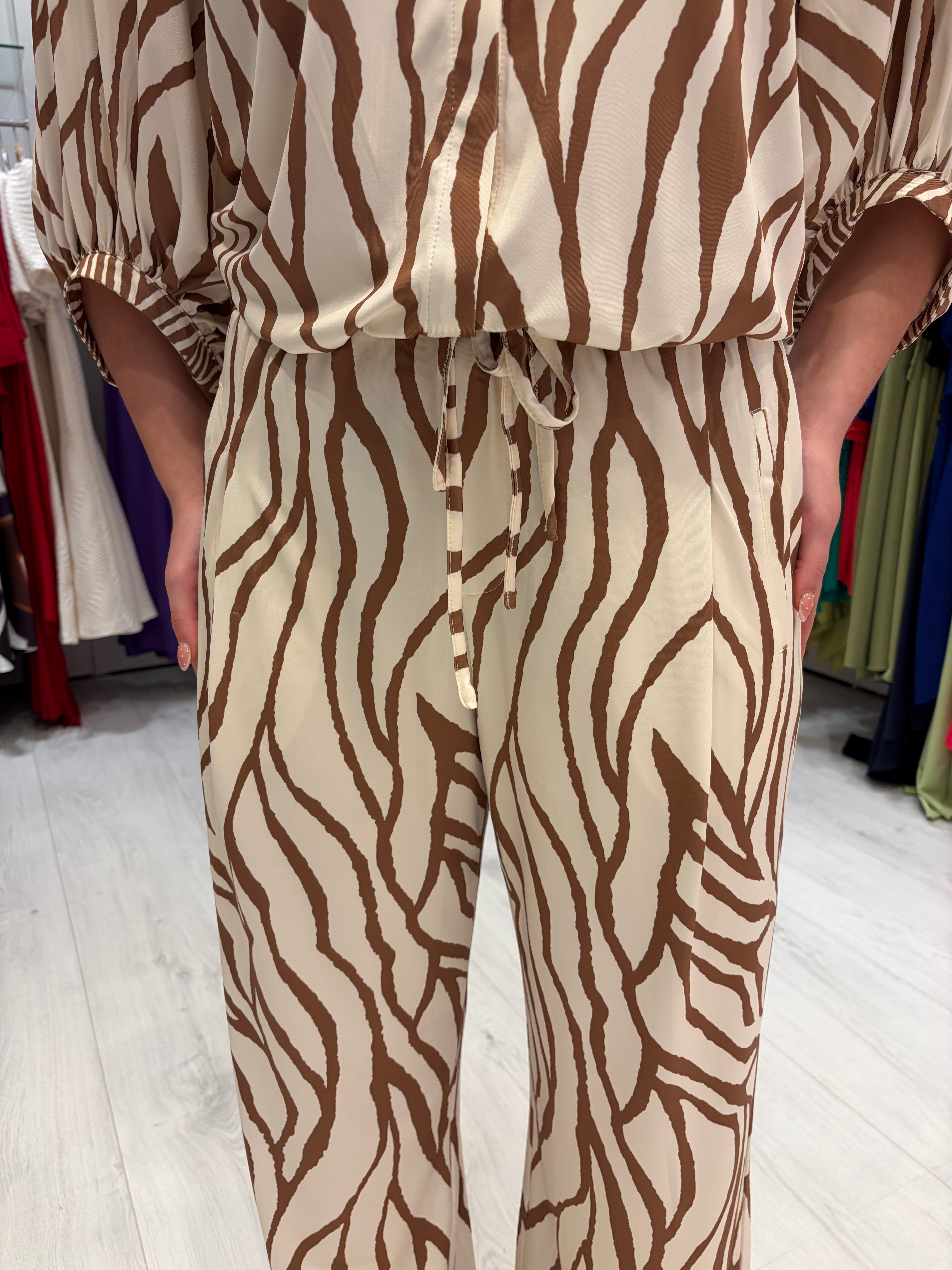 K Design Print Trouser