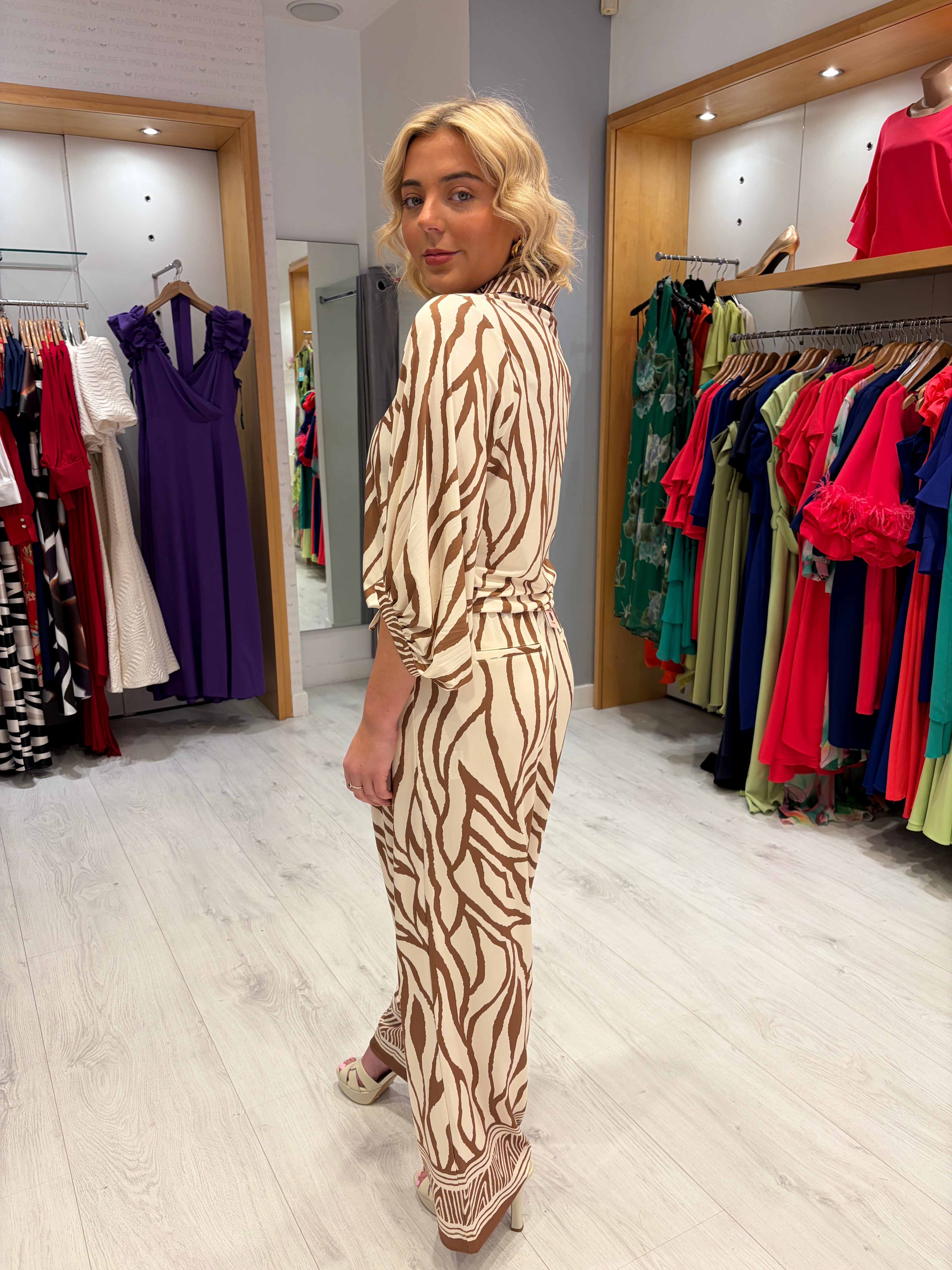 K Design Print Trouser