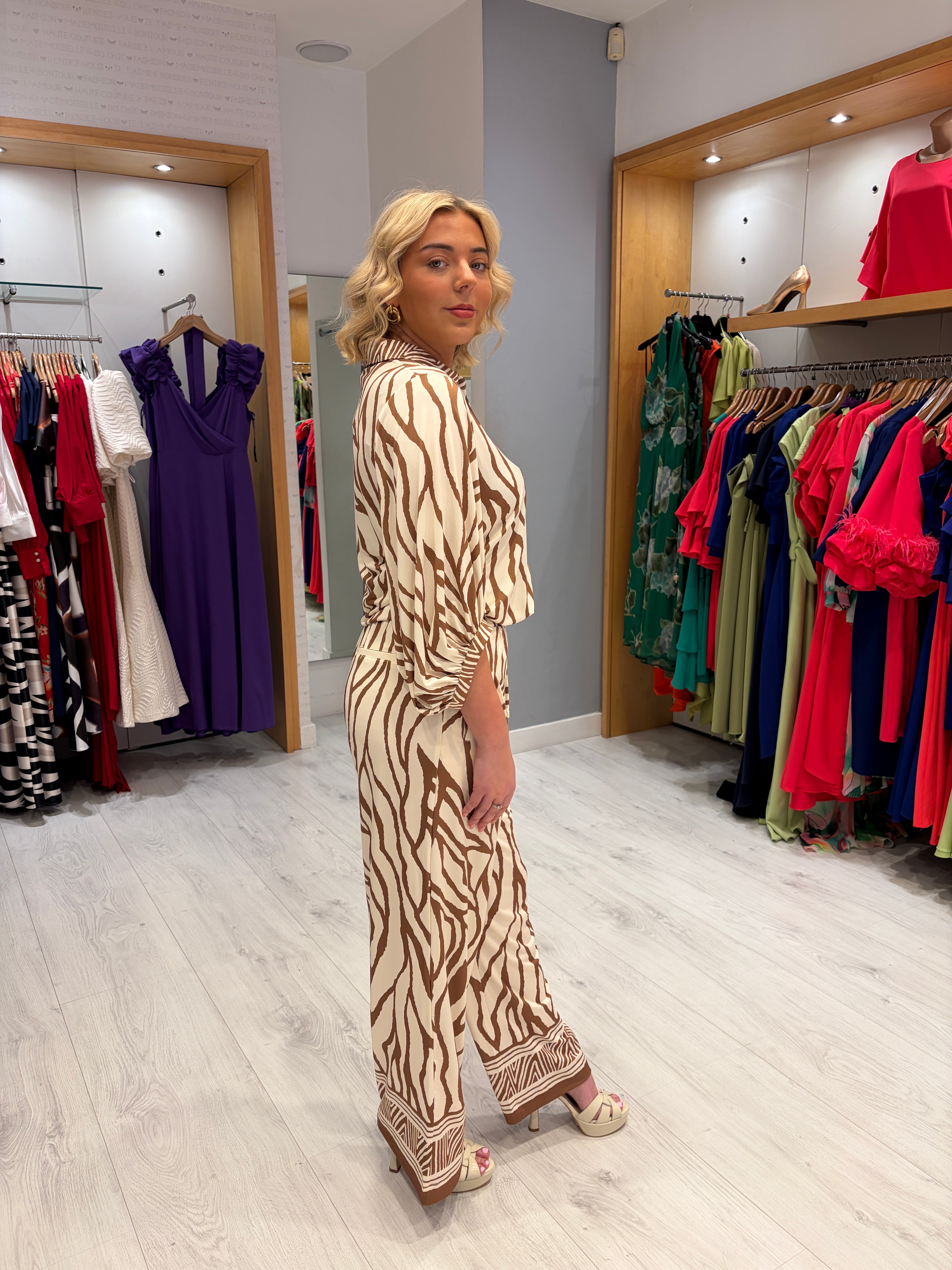 K Design Print Trouser