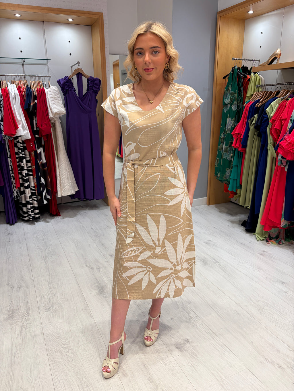 Smashed Lemon Midi Dress