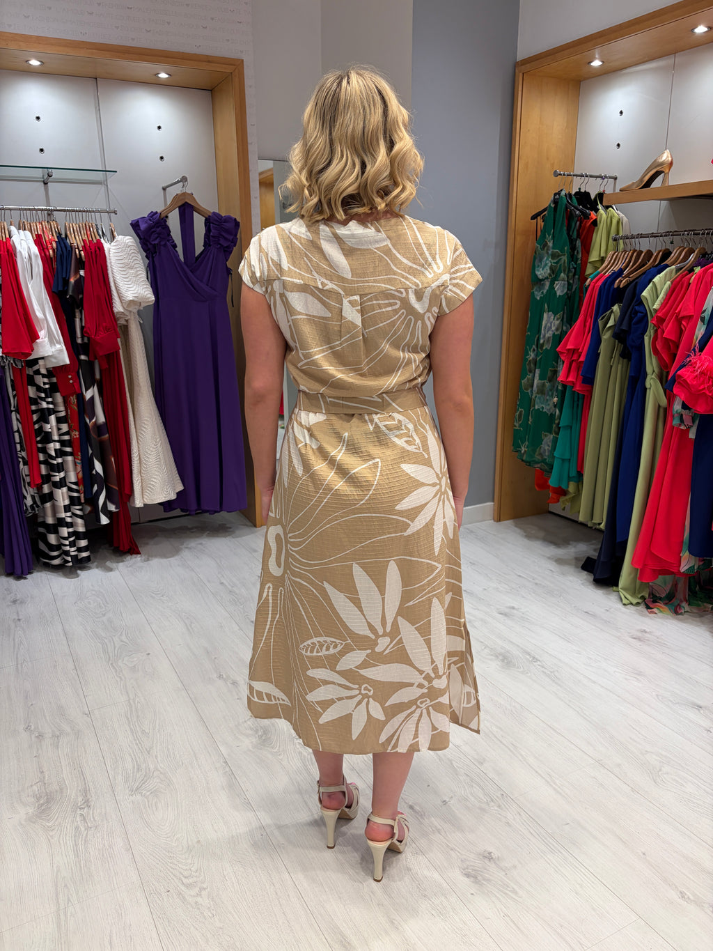 Smashed Lemon Midi Dress